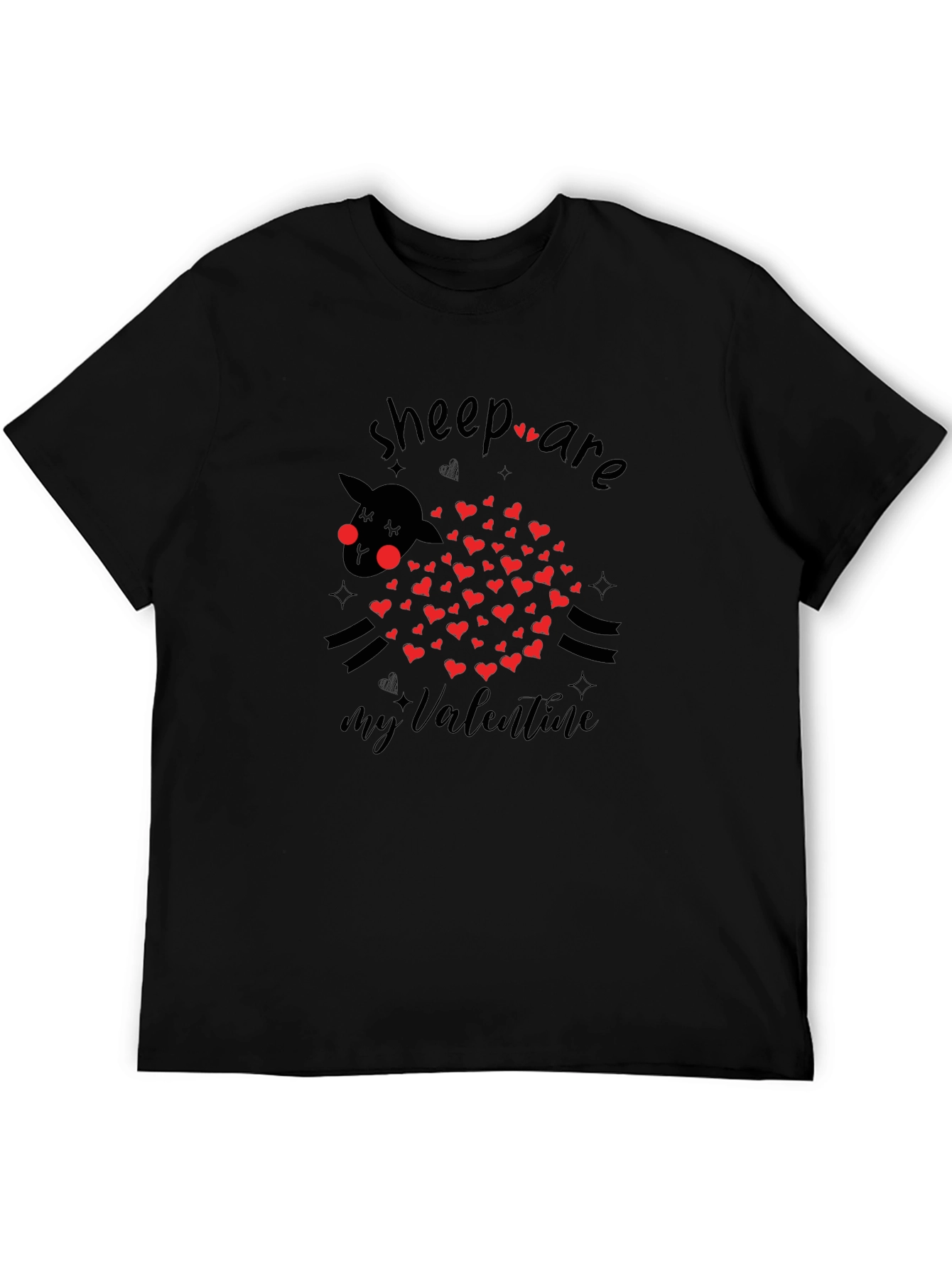 Sheep Are My Valentine Graphic Tee