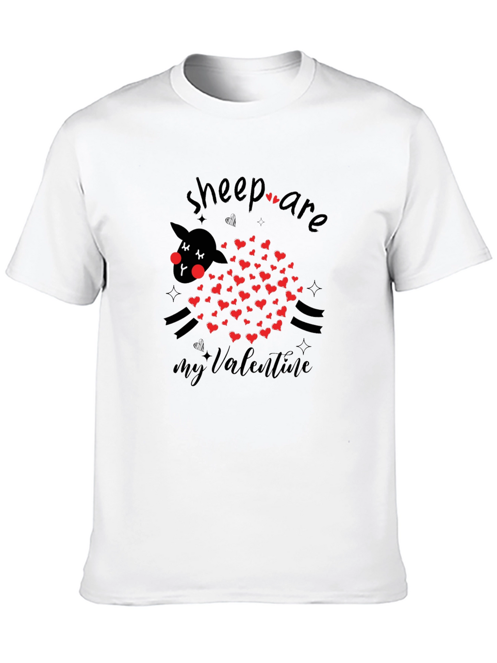Sheep Are My Valentine Graphic Tee