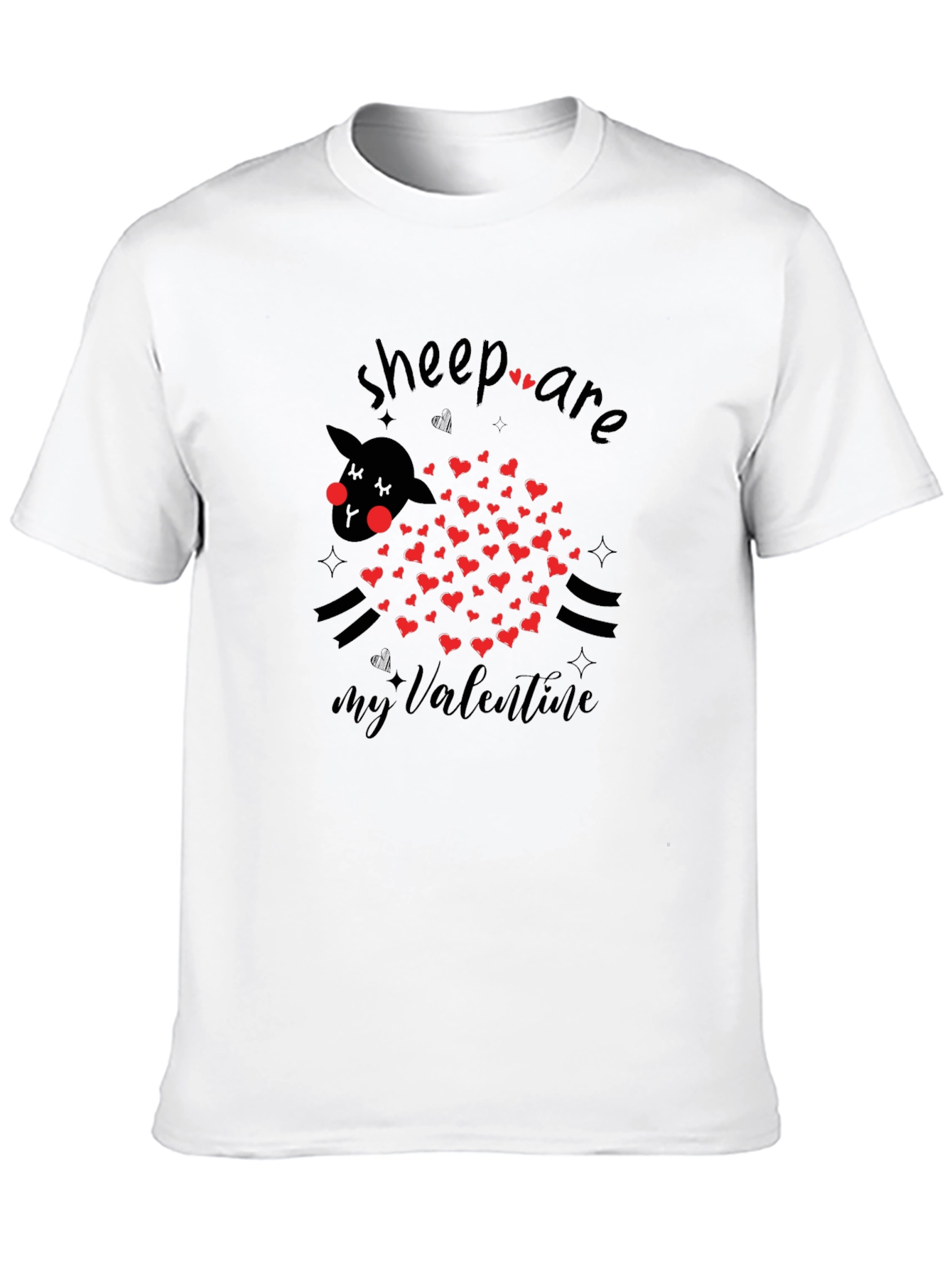 Sheep Are My Valentine Graphic Tee