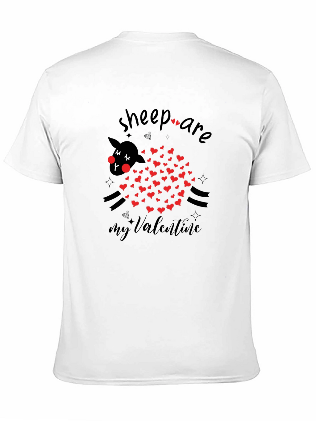 Sheep Are My Valentine Graphic Tee