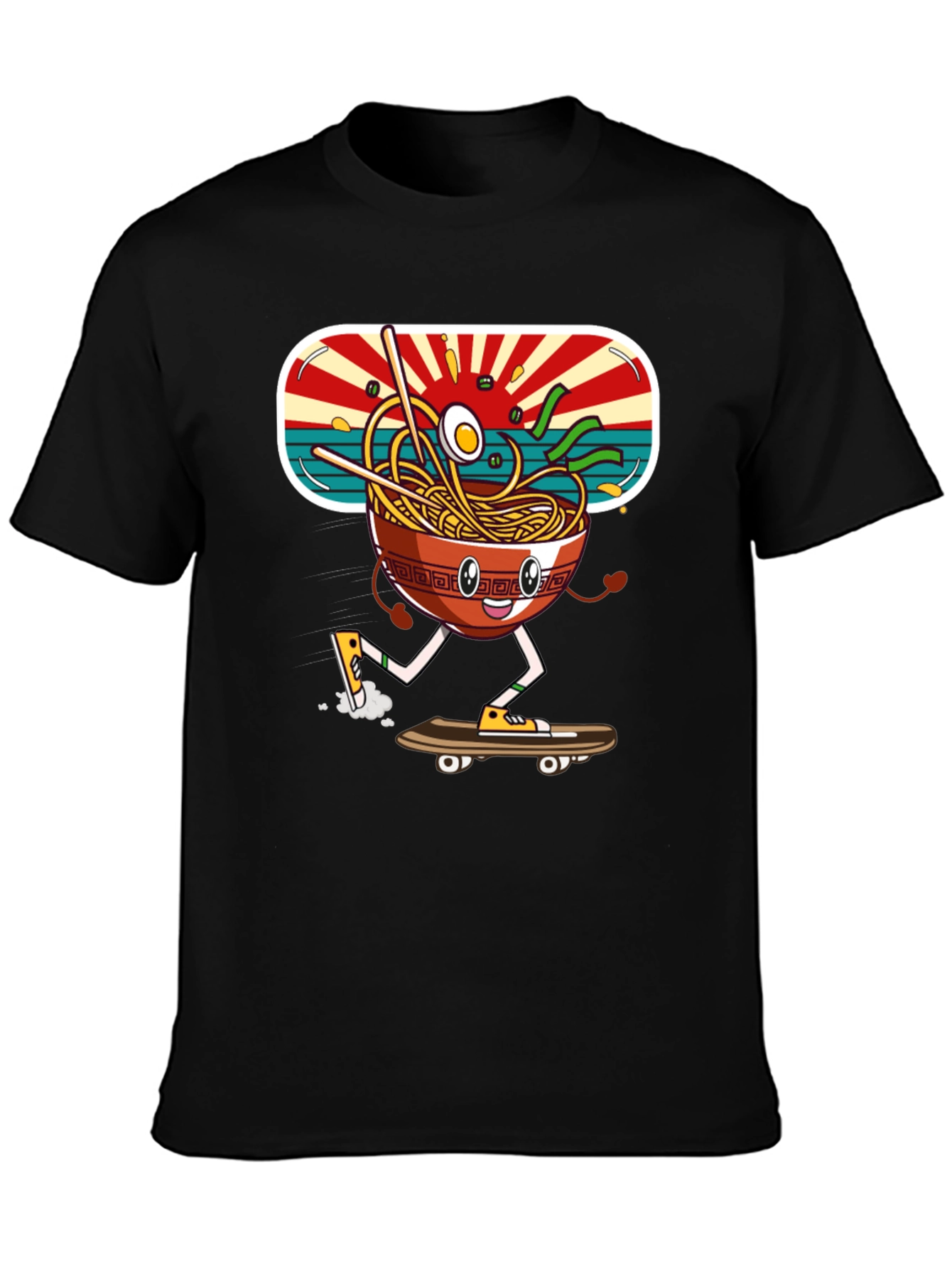 Ramen Skater Graphic Tee - Cool & Comfy Casual Wear