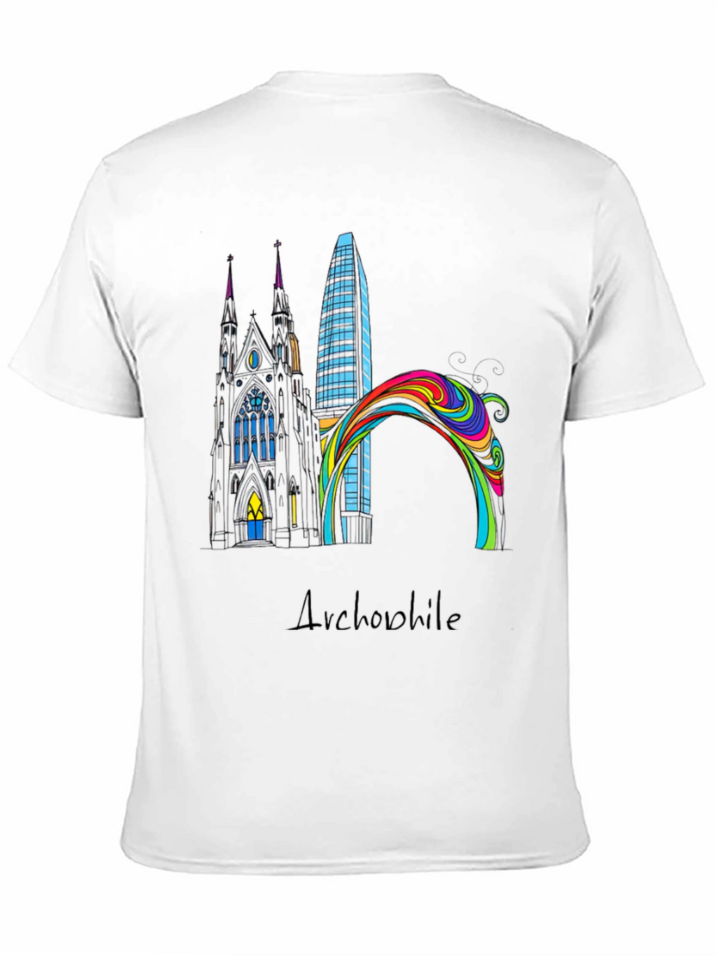 Architectural Art T-Shirt - Modern Design
