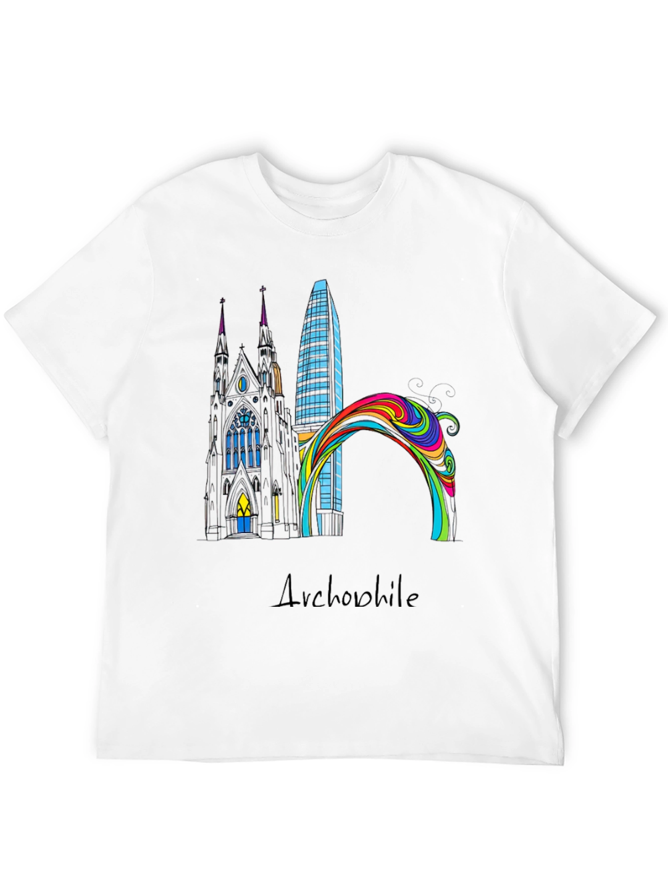 Architectural Art T-Shirt - Modern Design
