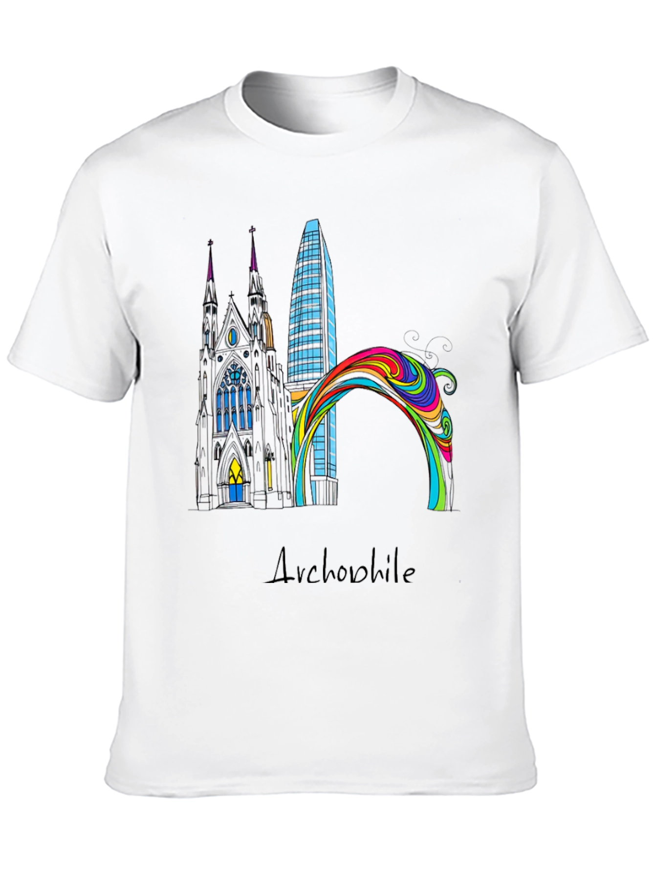 Architectural Art T-Shirt - Modern Design