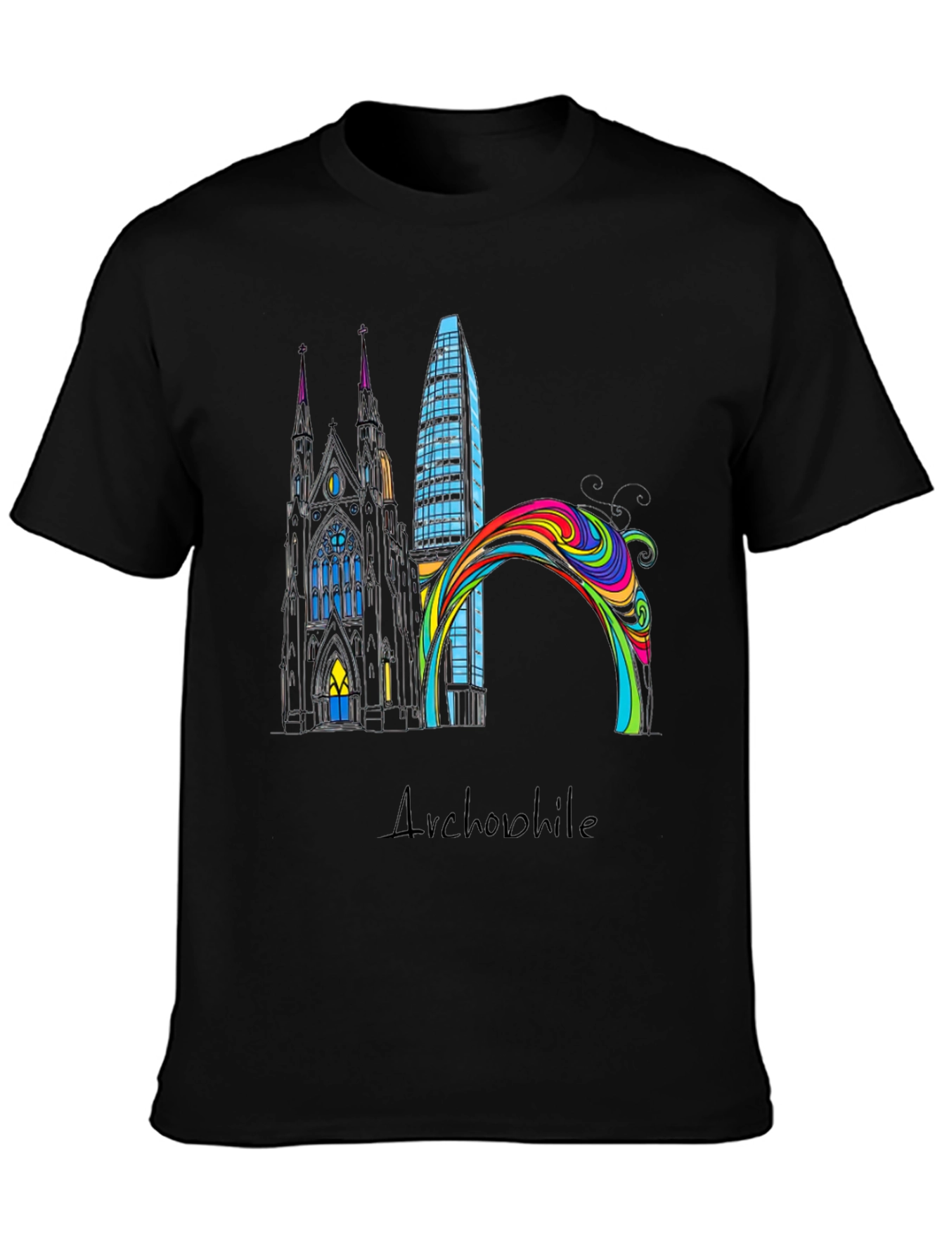 Architectural Art T-Shirt - Modern Design