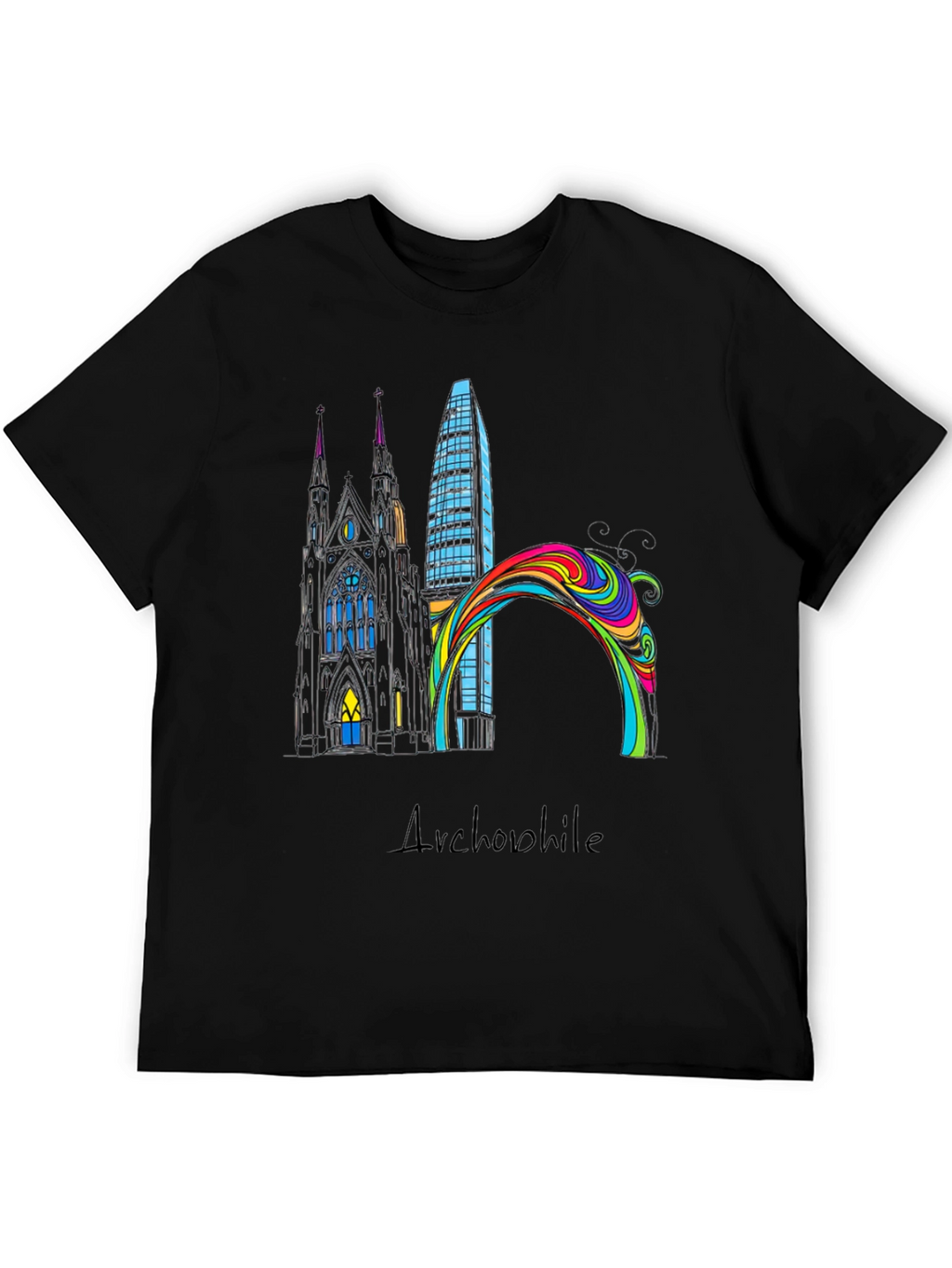 Architectural Art T-Shirt - Modern Design