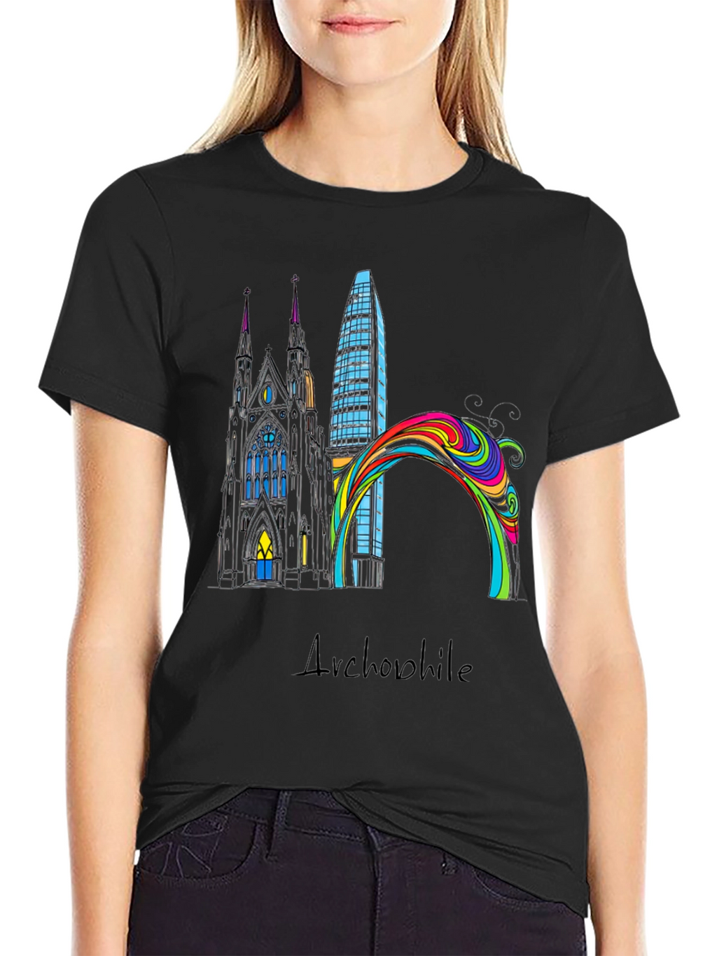 Architectural Art T-Shirt - Modern Design