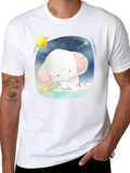Cute Elephant in the Sky T-Shirt