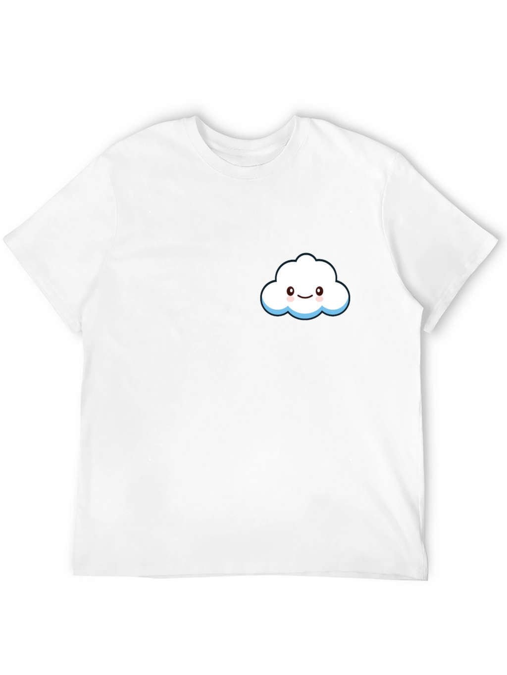 Cute Cloud Graphic Tee - Soft Cotton Comfort