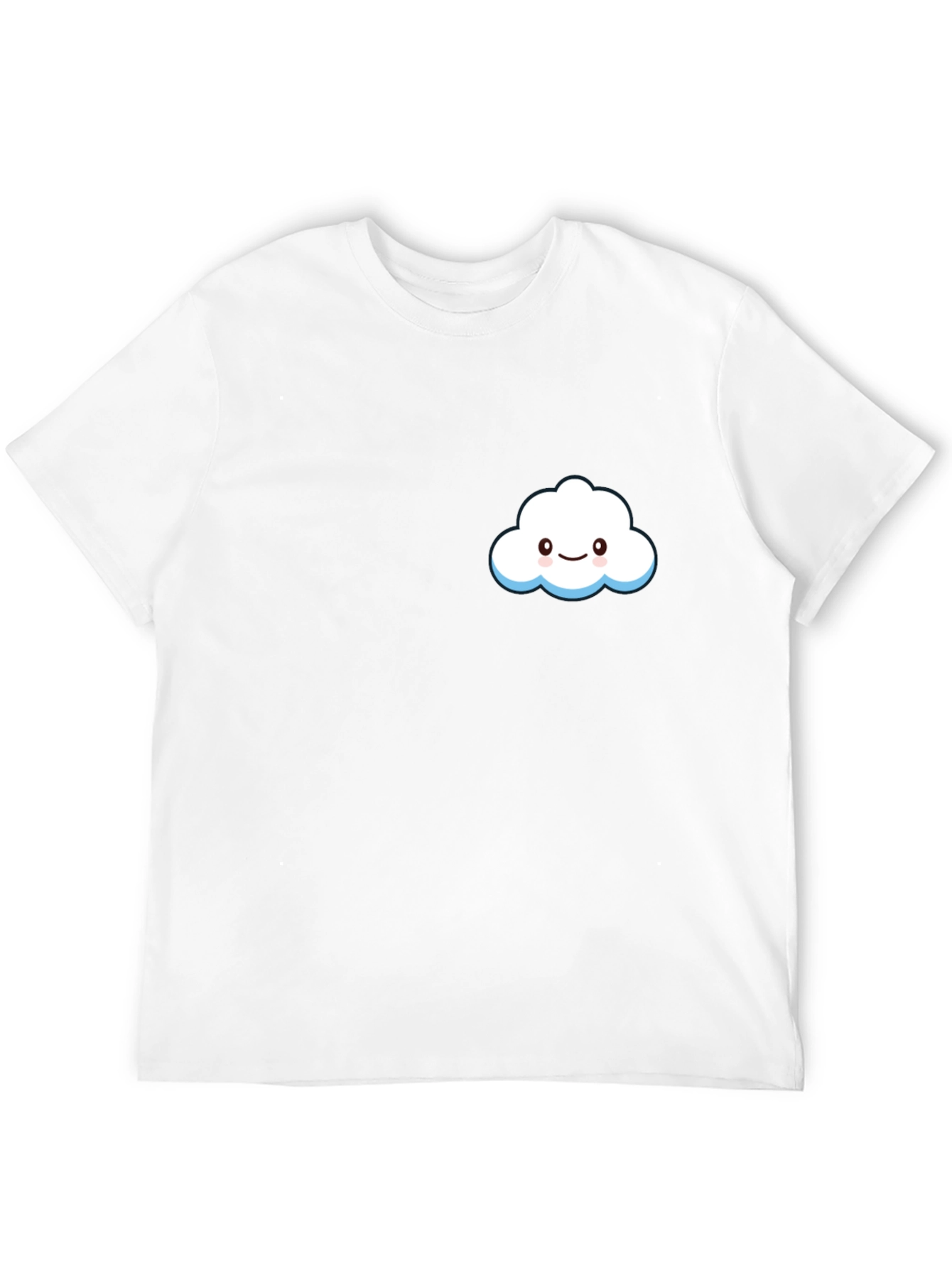 Cute Cloud Graphic Tee - Soft Cotton Comfort