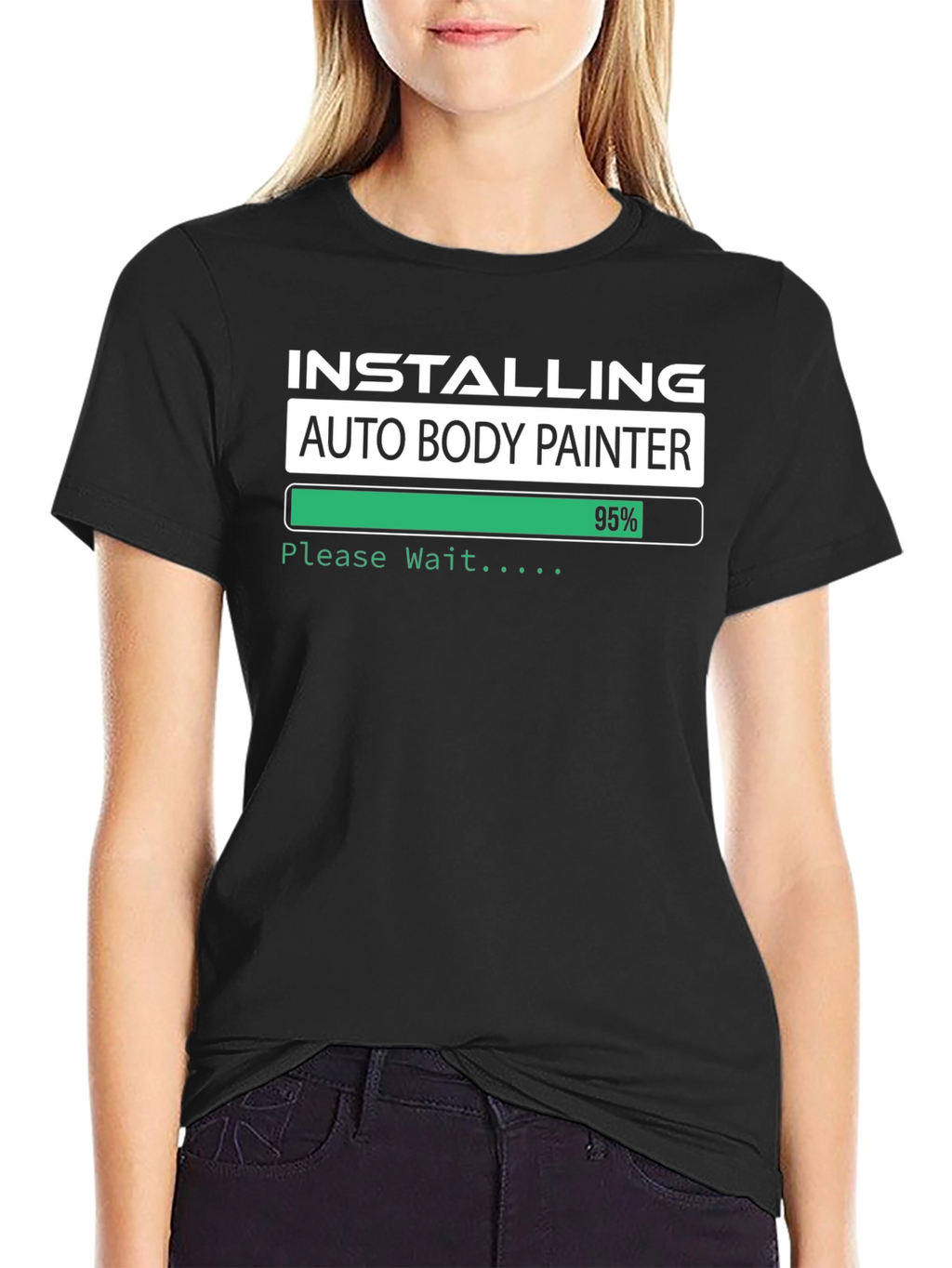 Installing Auto Body Painter T-Shirt