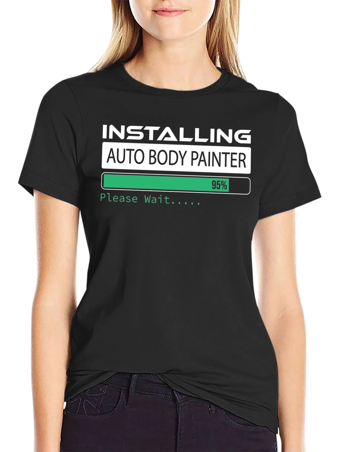 Installing Auto Body Painter T-Shirt
