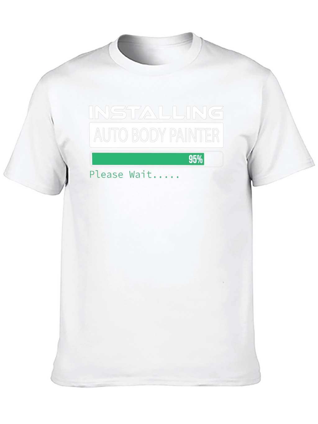 Installing Auto Body Painter T-Shirt