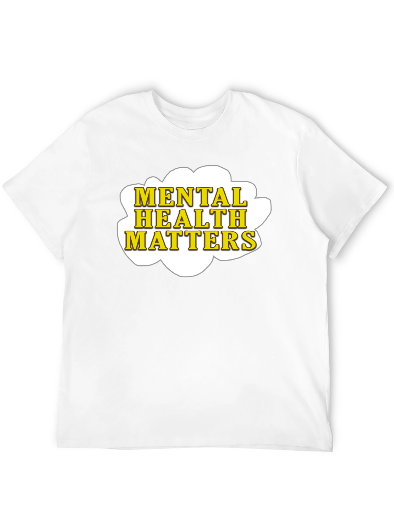 Mental Health Matters T-Shirt - Black Cotton