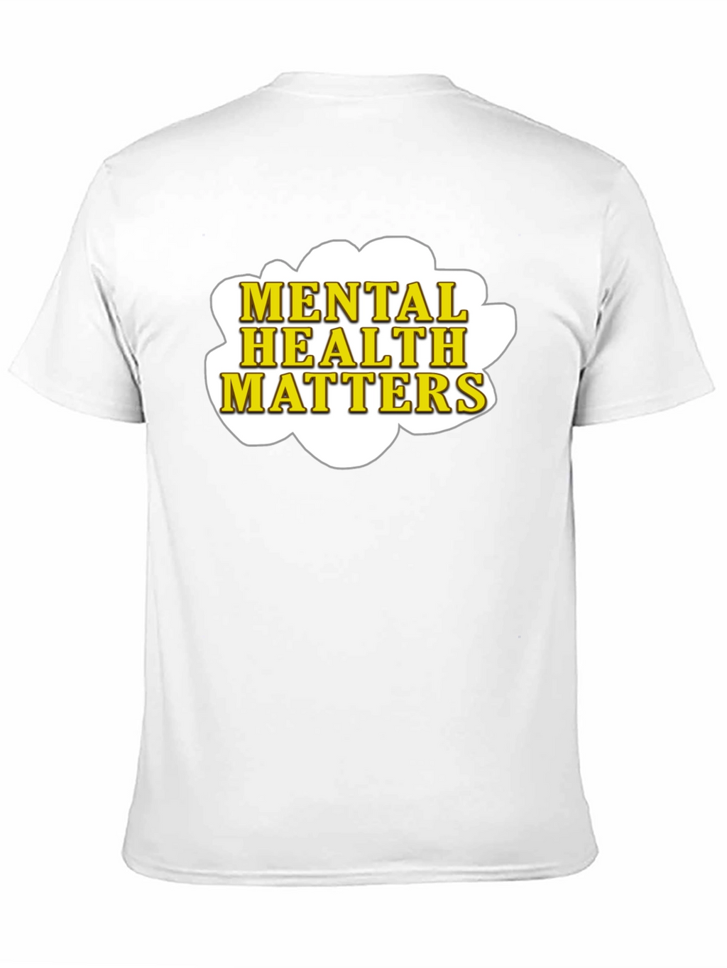 Mental Health Matters T-Shirt - Black Cotton