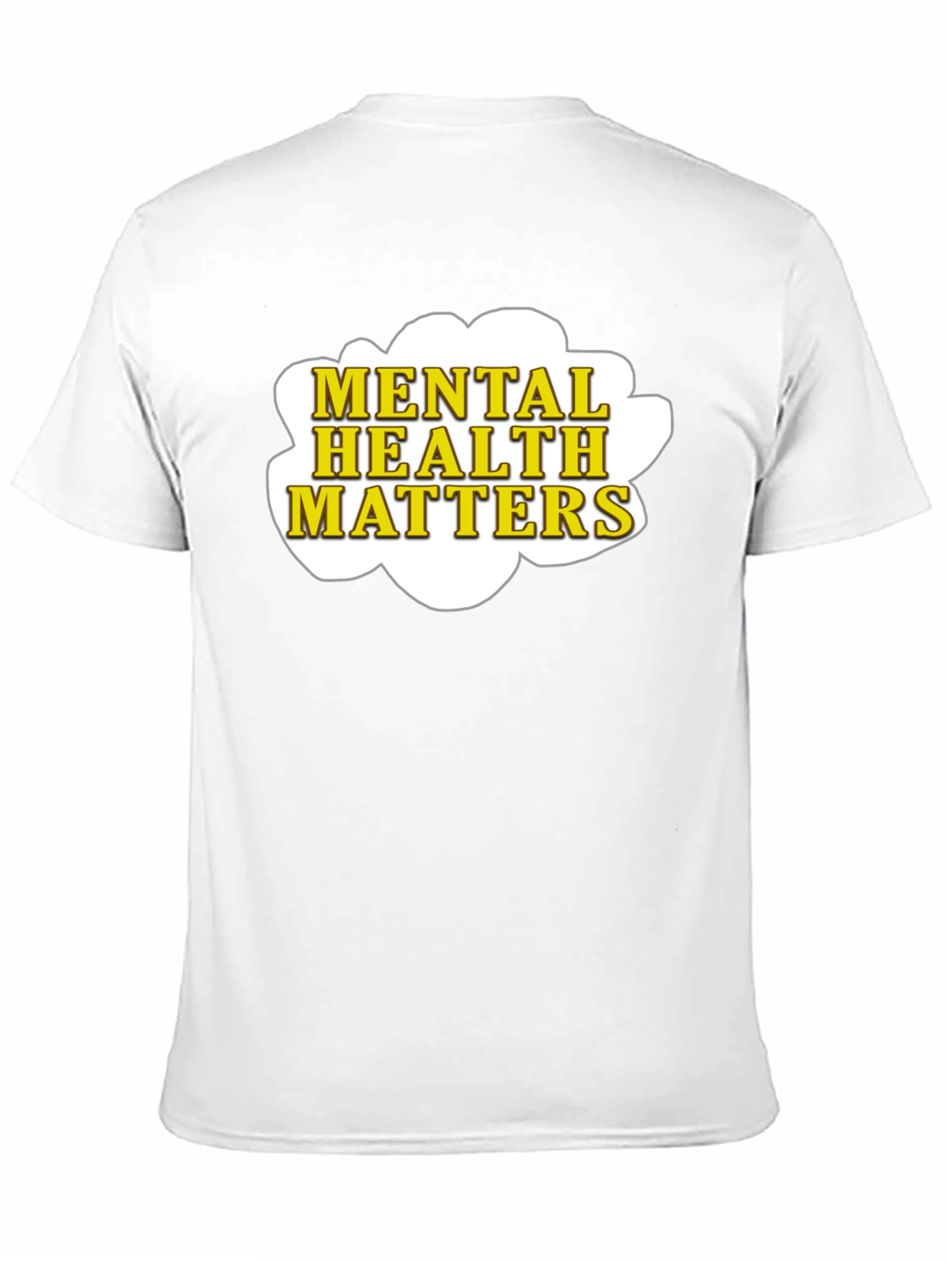 Mental Health Matters T-Shirt - Black Cotton
