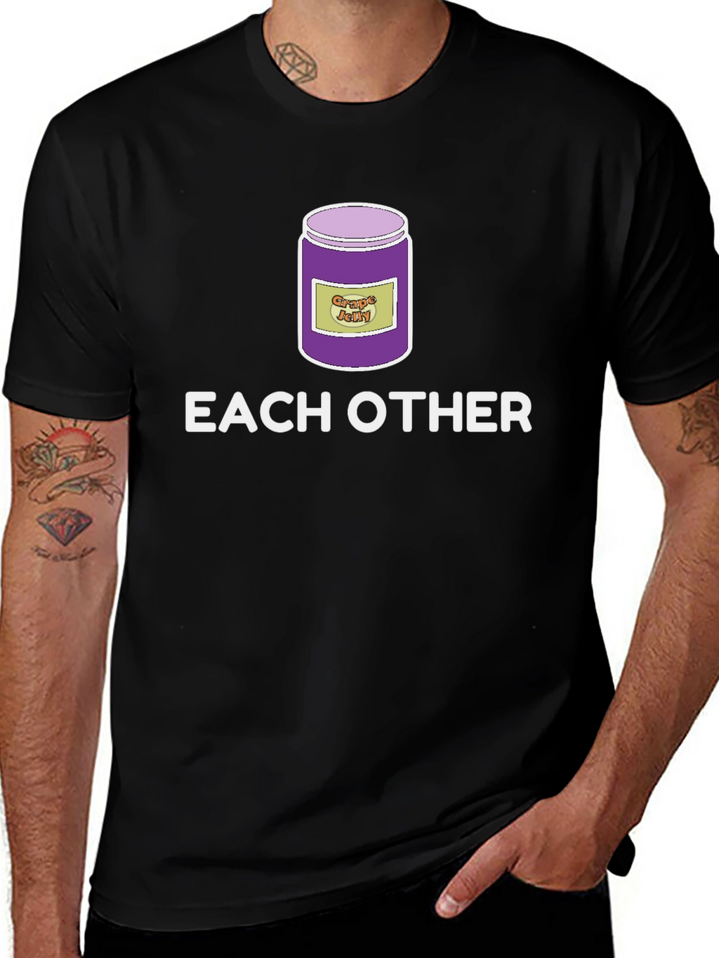 Grape Jelly Each Other Funny T-Shirt