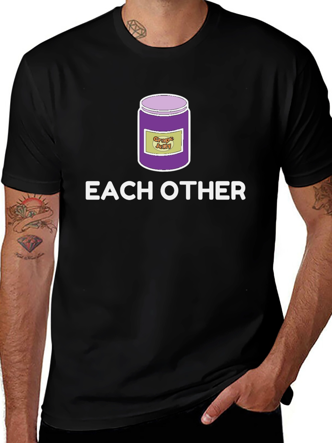 Grape Jelly Each Other Funny T-Shirt