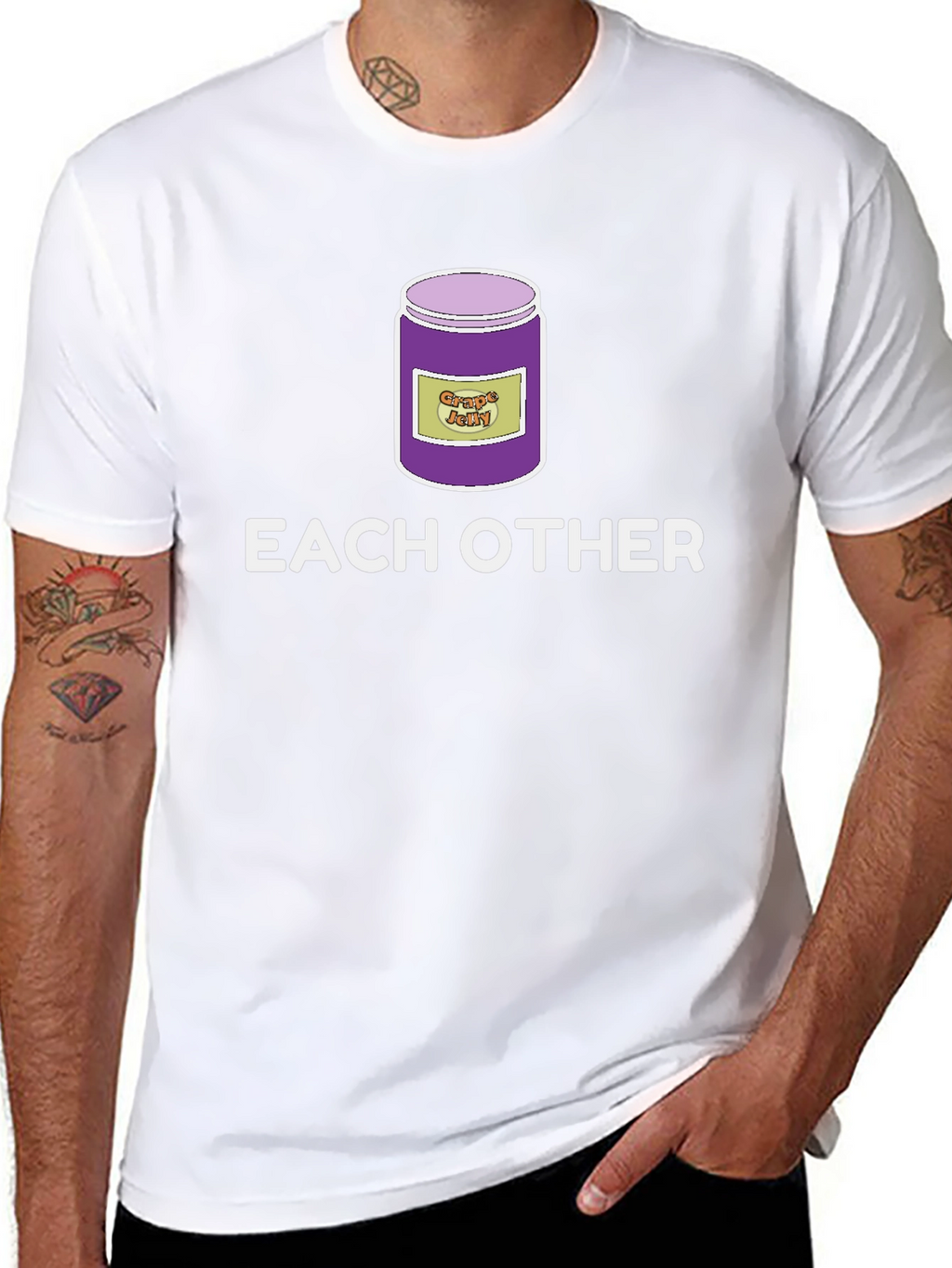 Grape Jelly Each Other Funny T-Shirt