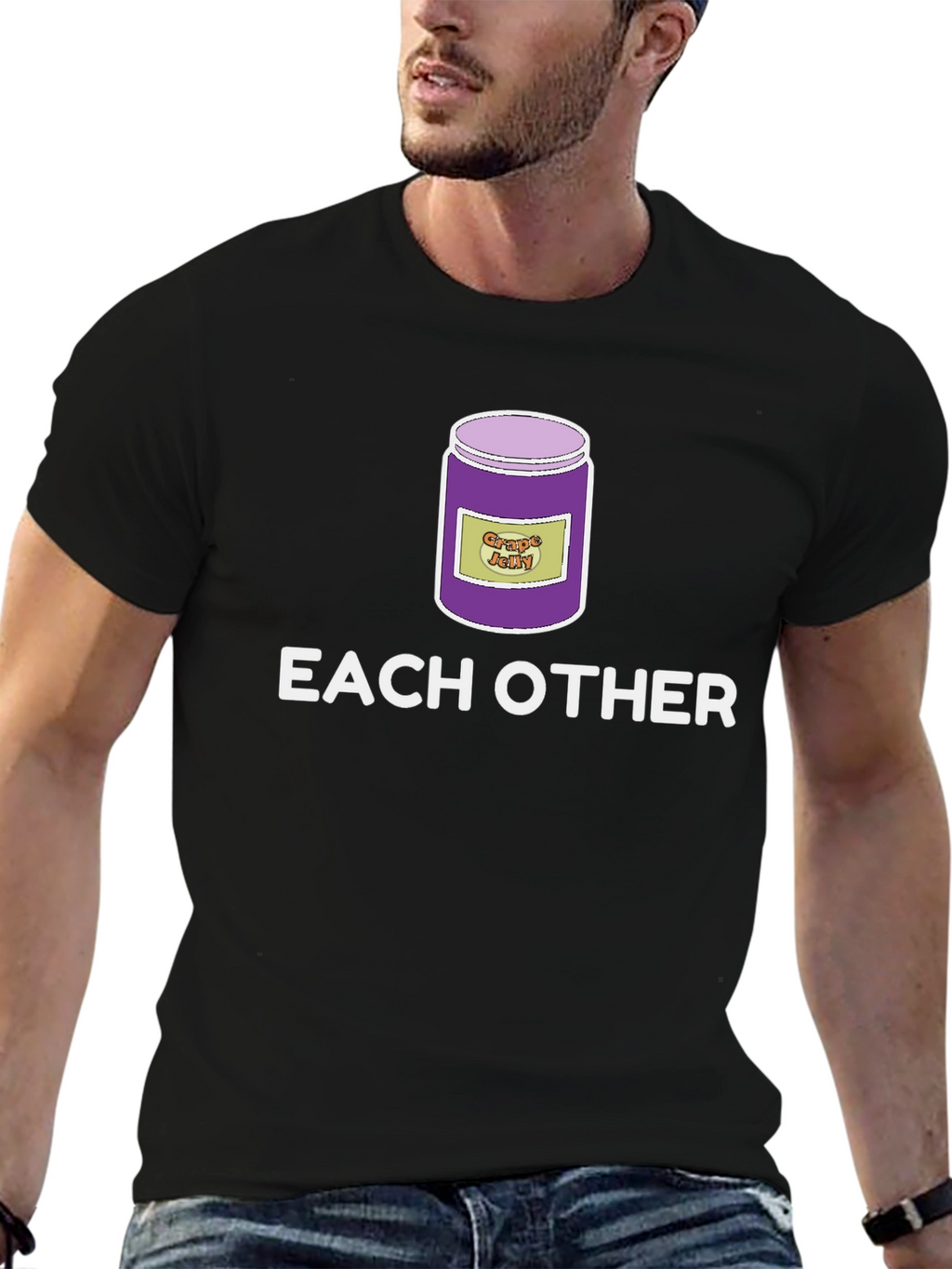Grape Jelly Each Other Funny T-Shirt
