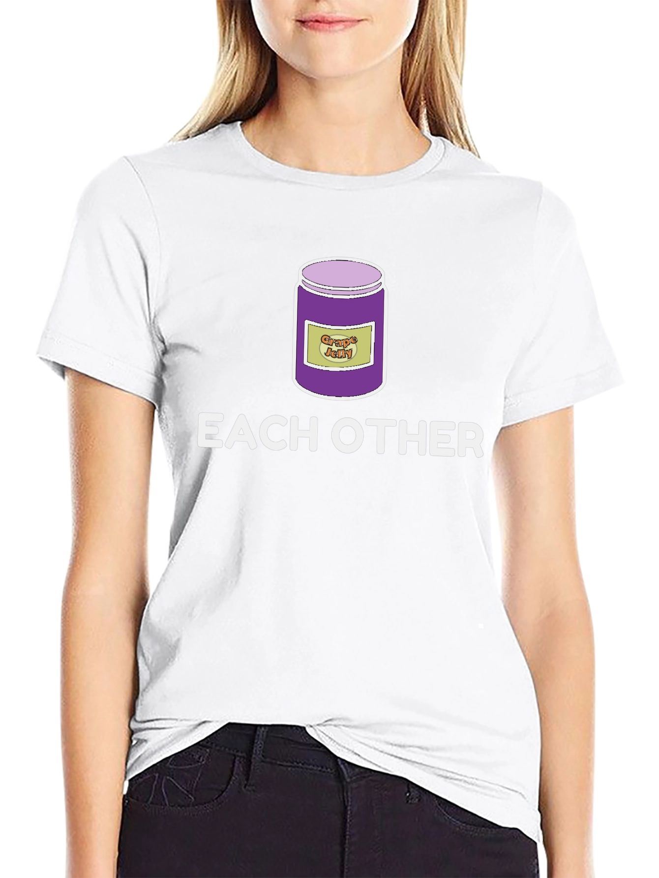 Grape Jelly Each Other Funny T-Shirt