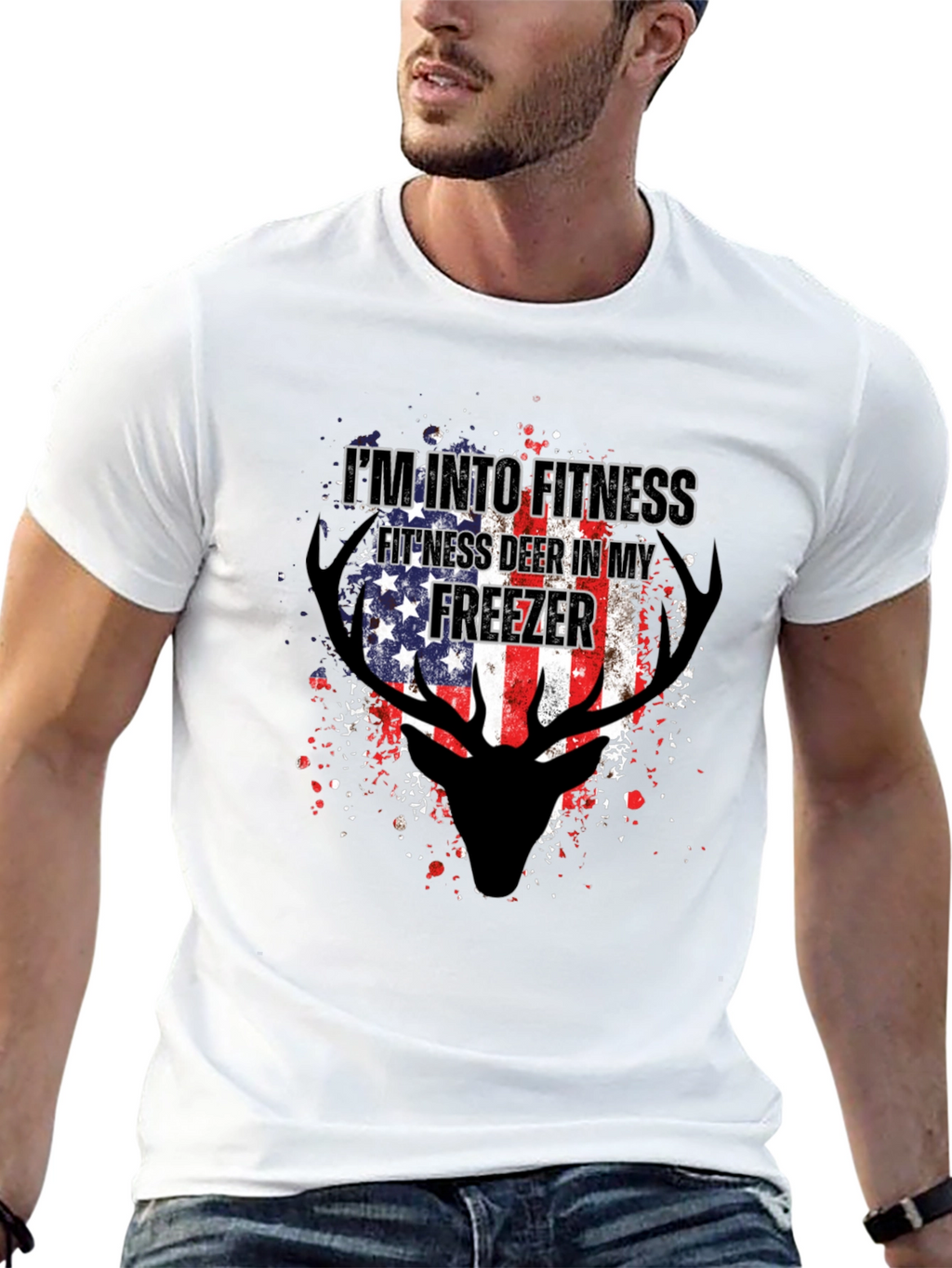 Im Into Fitness Deer In My Freezer T-Shirt