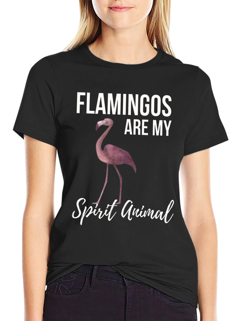 Flamingos Are My Spirit Animal T-Shirt