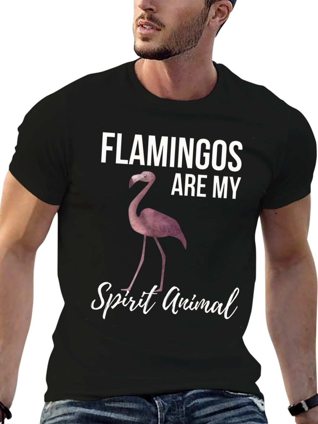 Flamingos Are My Spirit Animal T-Shirt