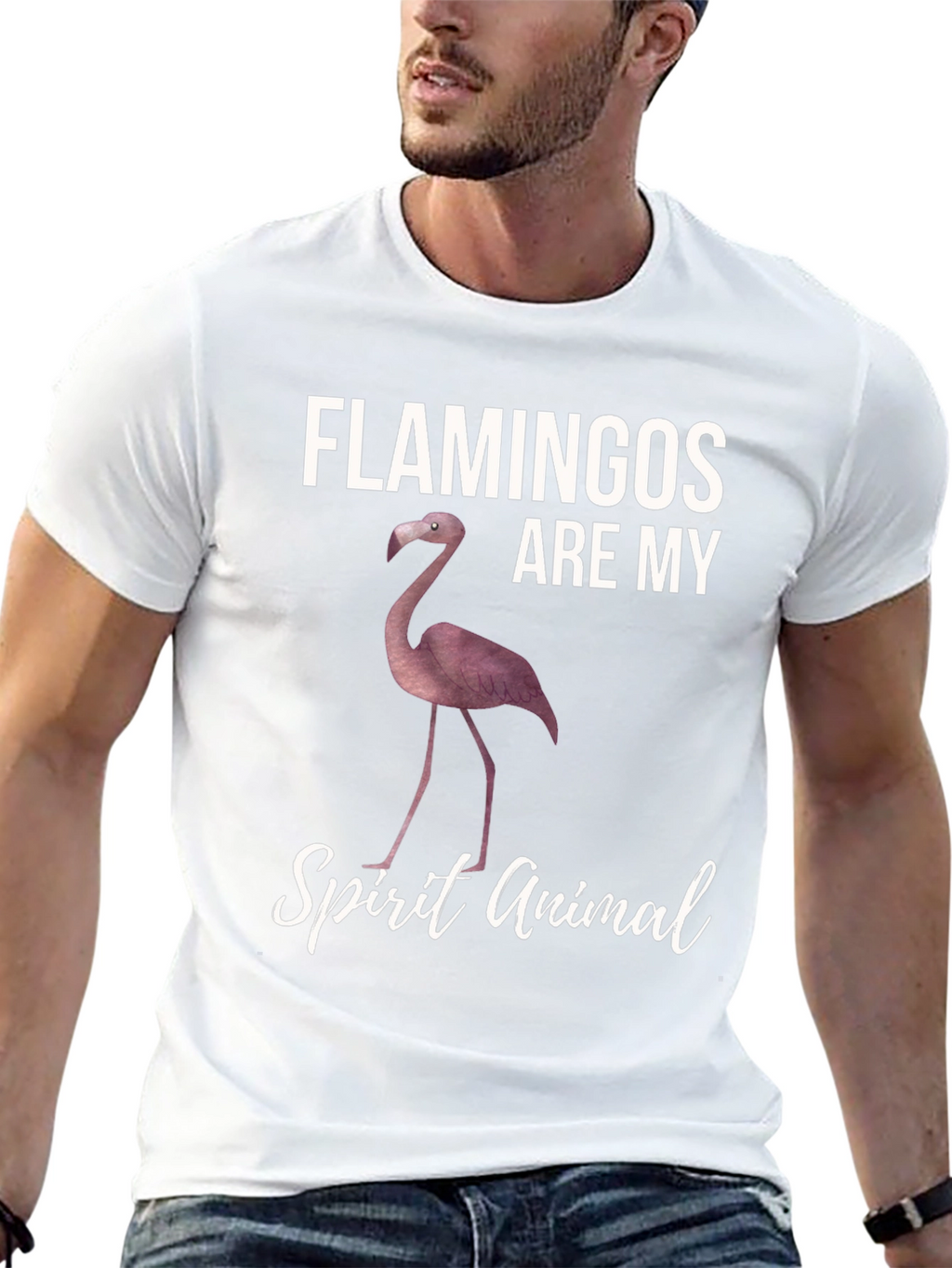 Flamingos Are My Spirit Animal T-Shirt