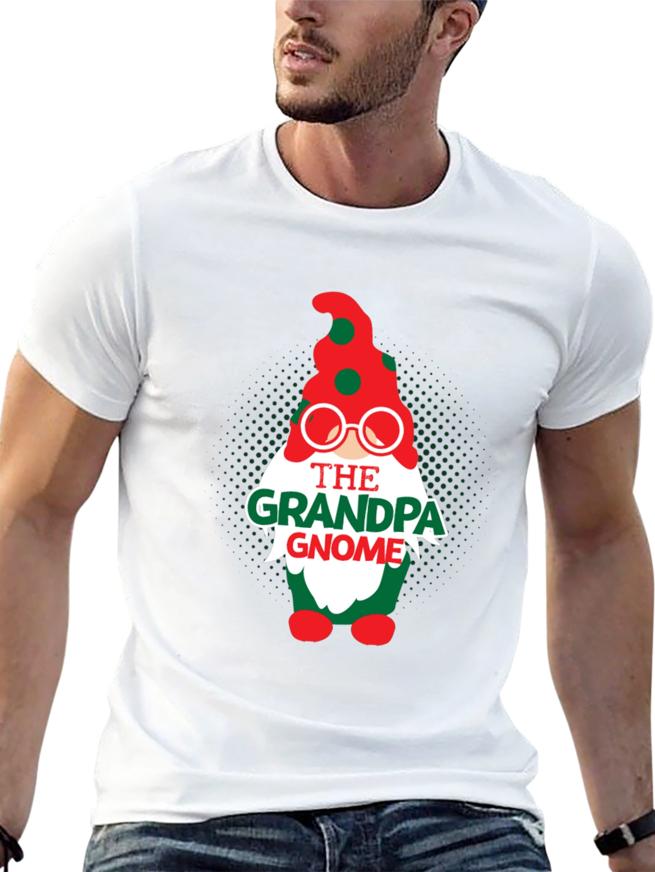 Grandpa Gnome Christmas T-Shirt