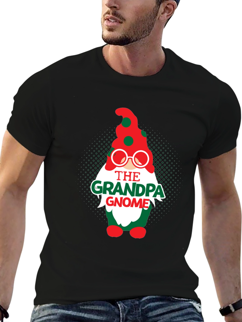 Grandpa Gnome Christmas T-Shirt