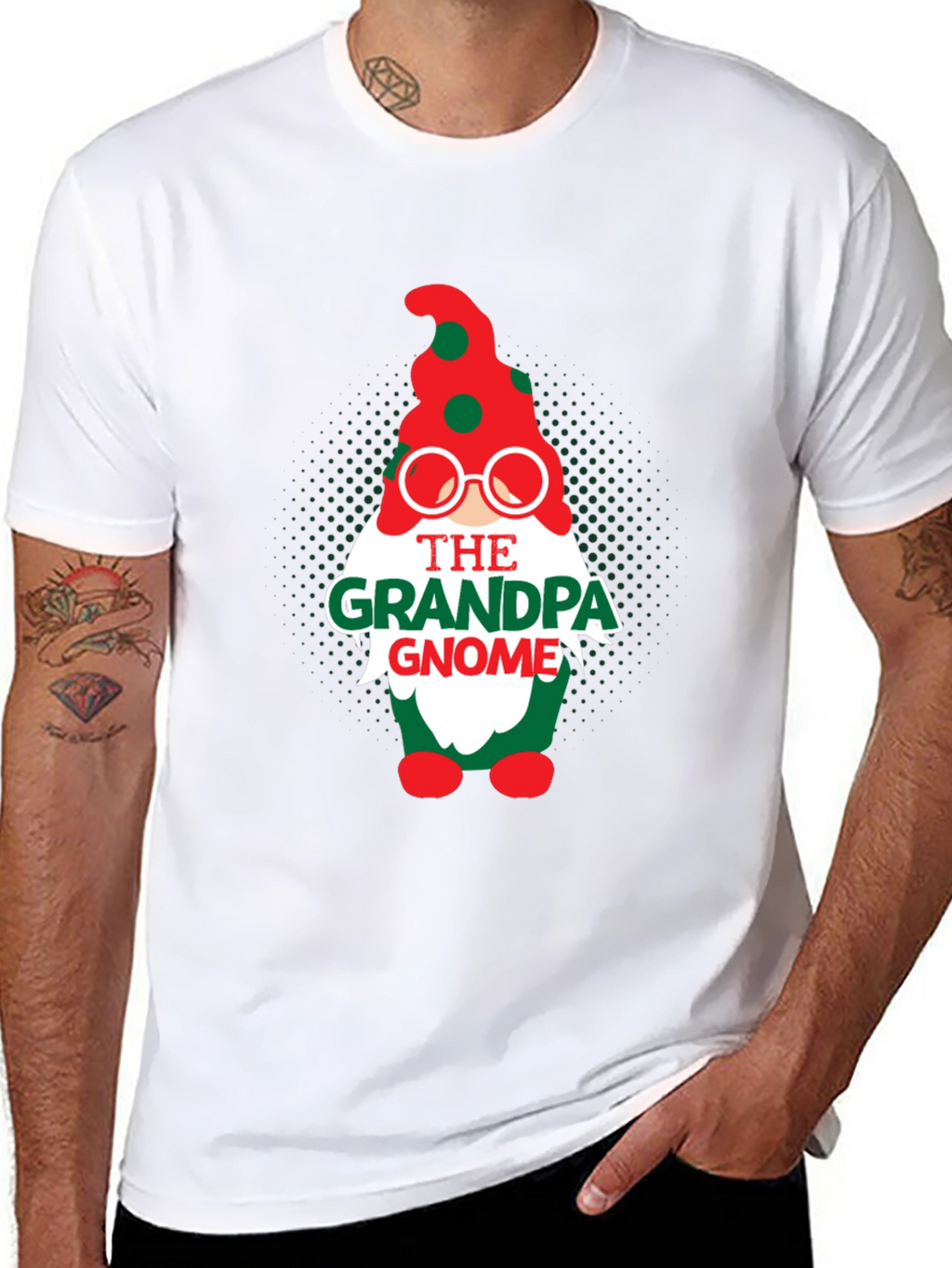 Grandpa Gnome Christmas T-Shirt