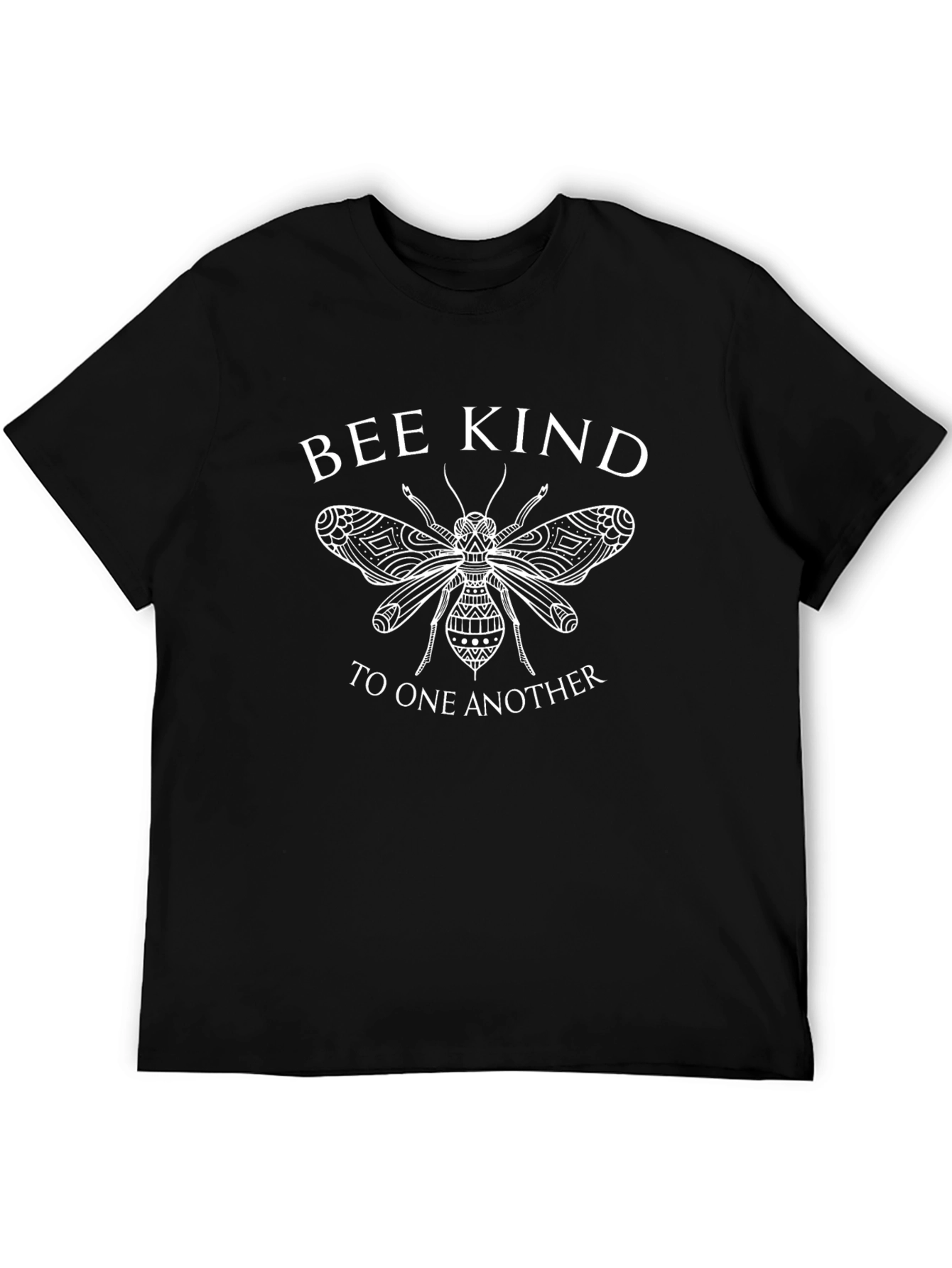 Bee Kind T-Shirt - Black Cotton Graphic Tee