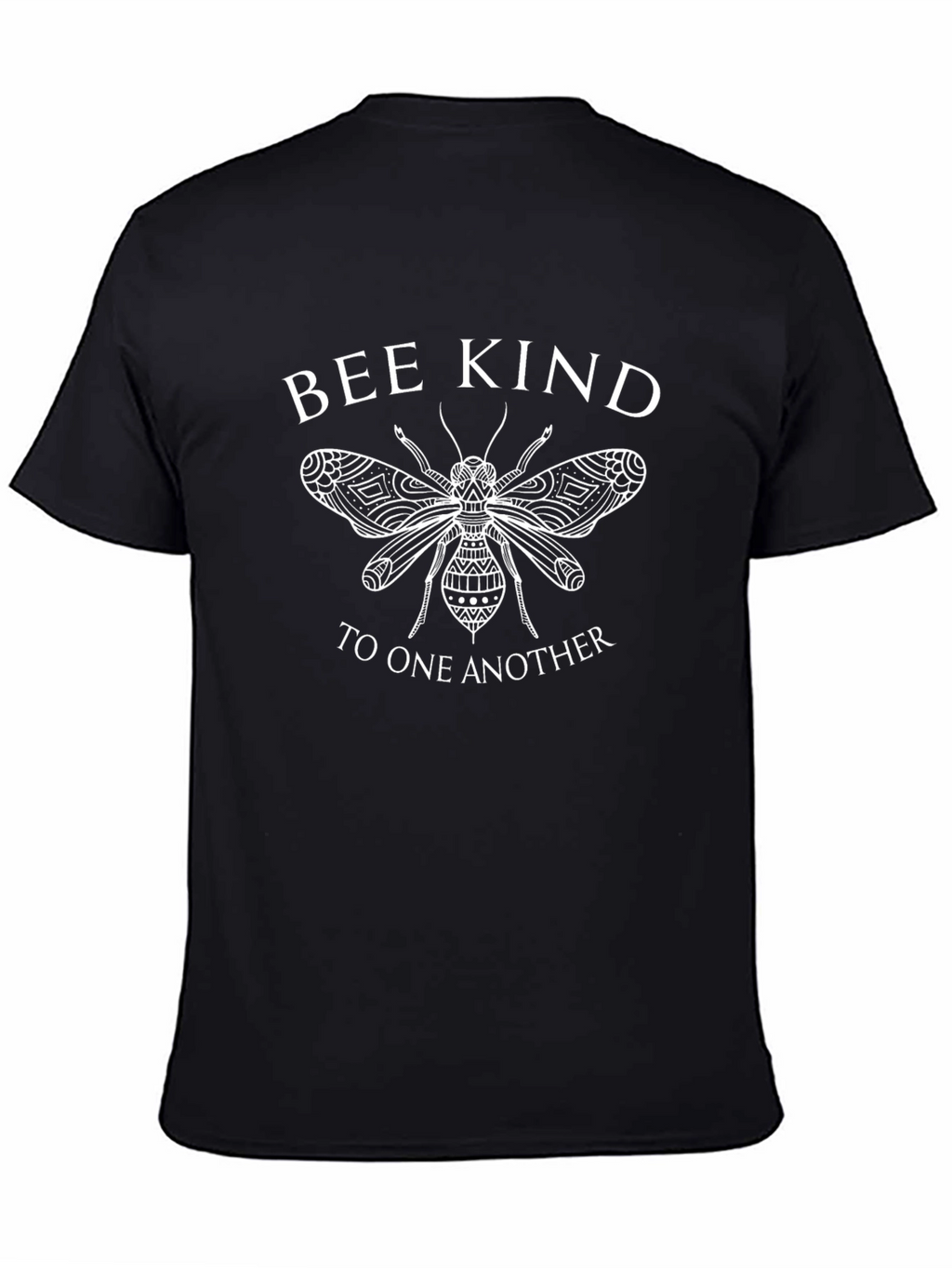 Bee Kind T-Shirt - Black Cotton Graphic Tee