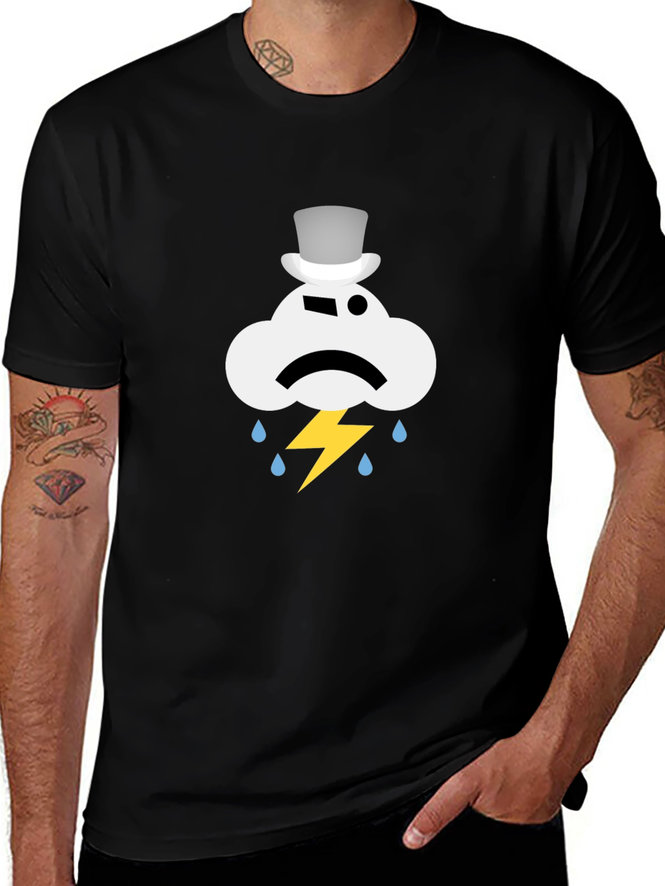 Funny Grumpy Cloud T-Shirt - Weather Humor Tee