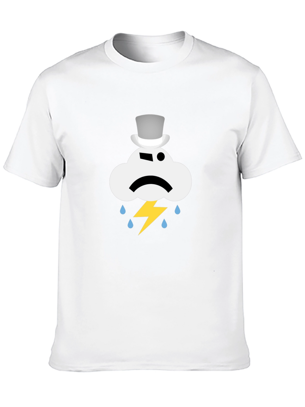 Funny Grumpy Cloud T-Shirt - Weather Humor Tee