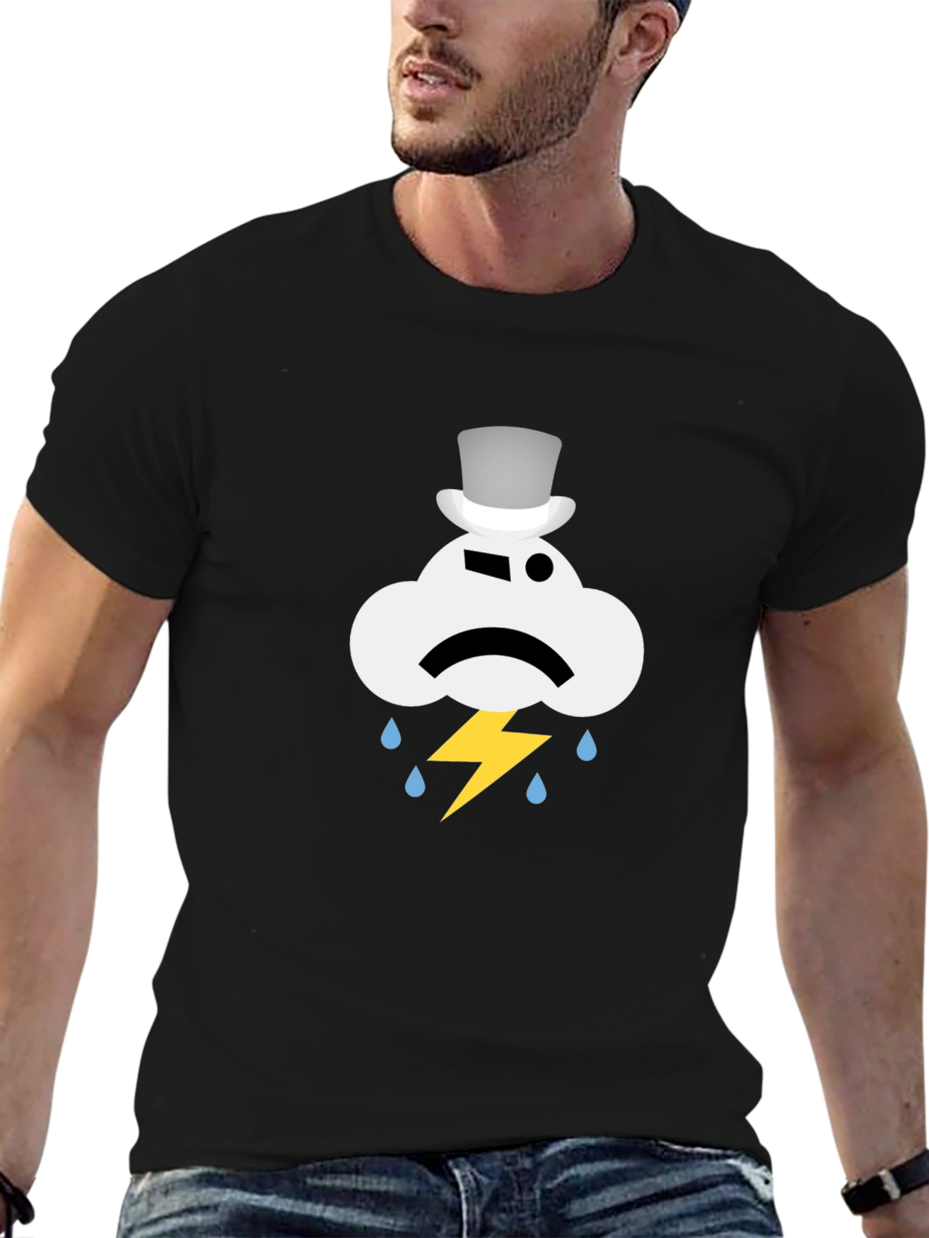 Funny Grumpy Cloud T-Shirt - Weather Humor Tee