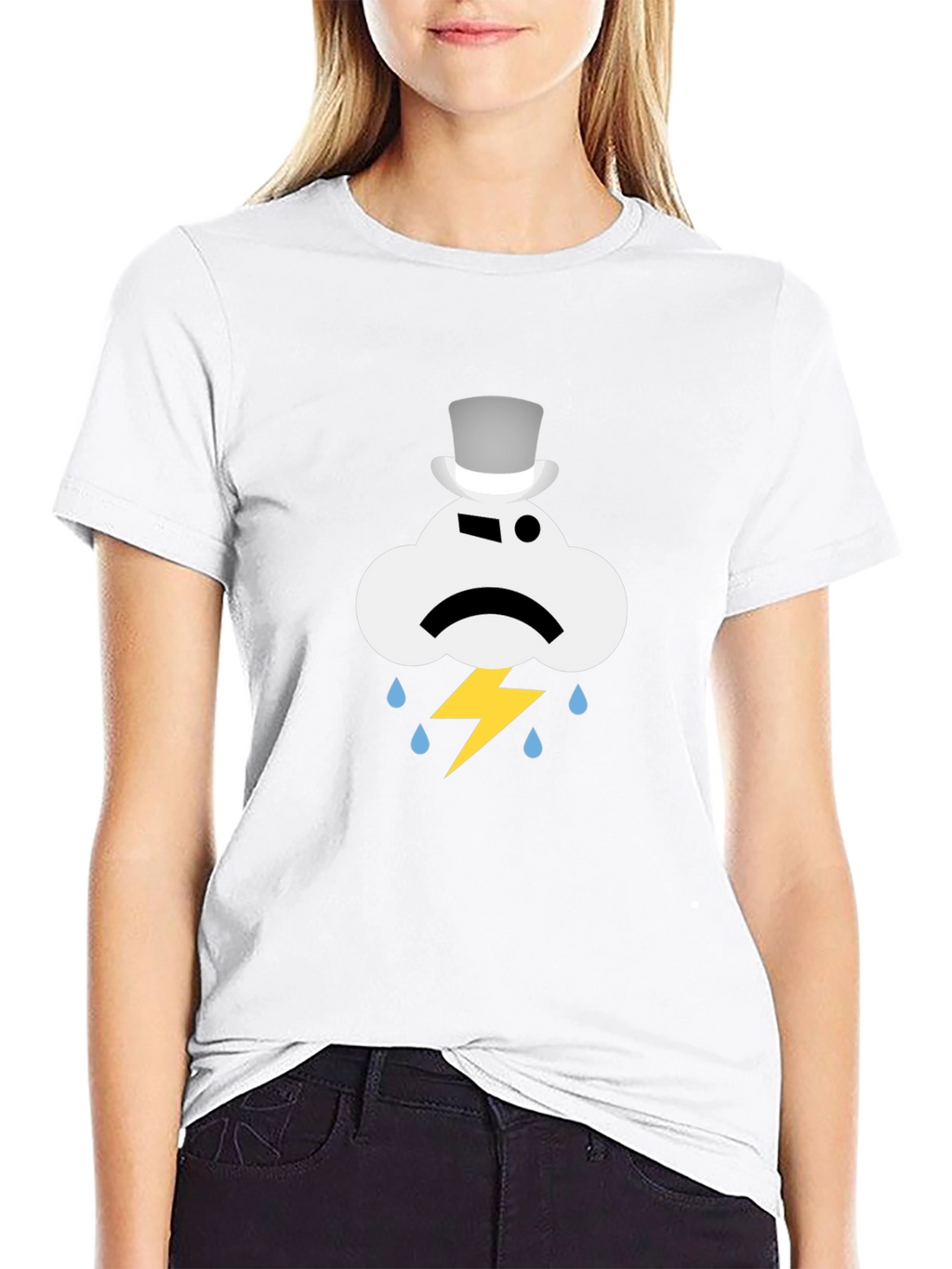 Funny Grumpy Cloud T-Shirt - Weather Humor Tee