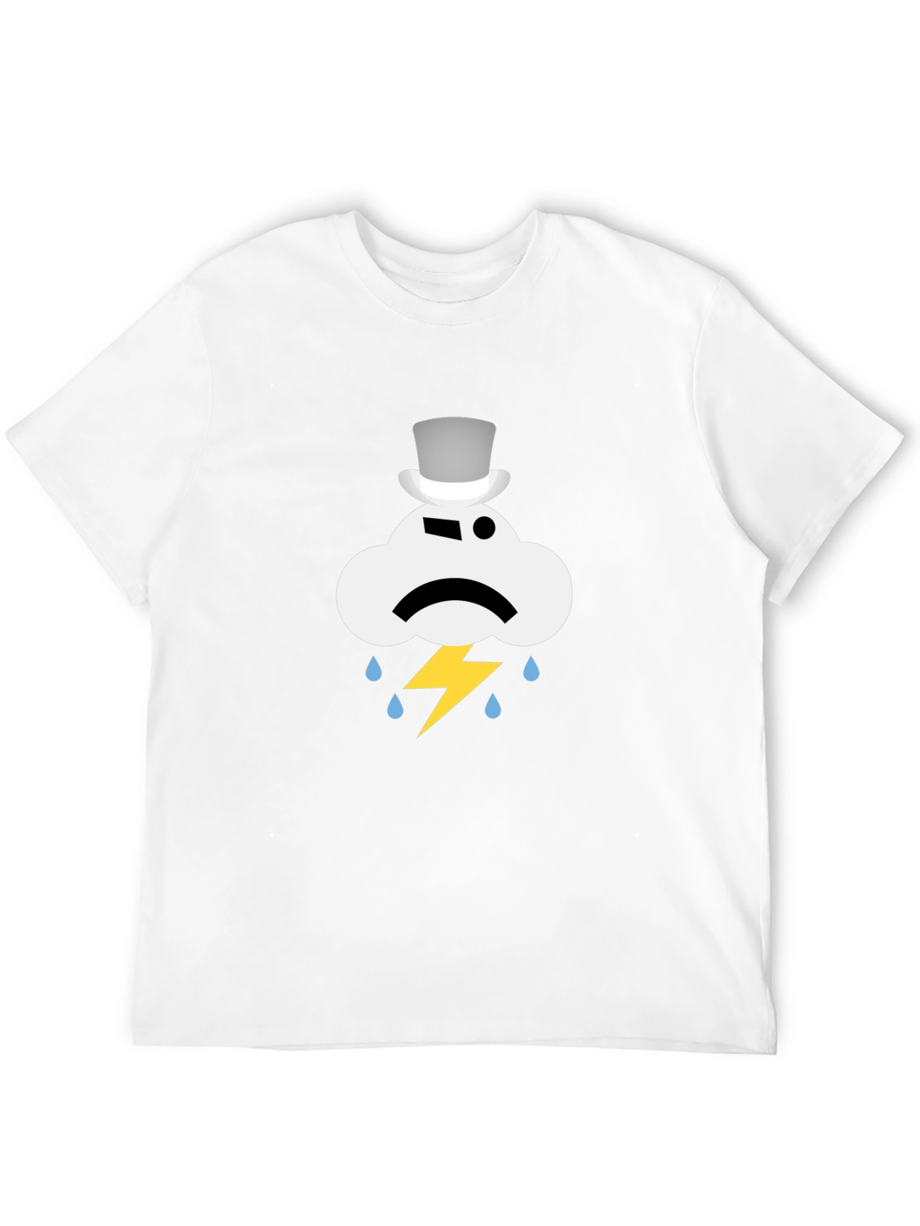 Funny Grumpy Cloud T-Shirt - Weather Humor Tee