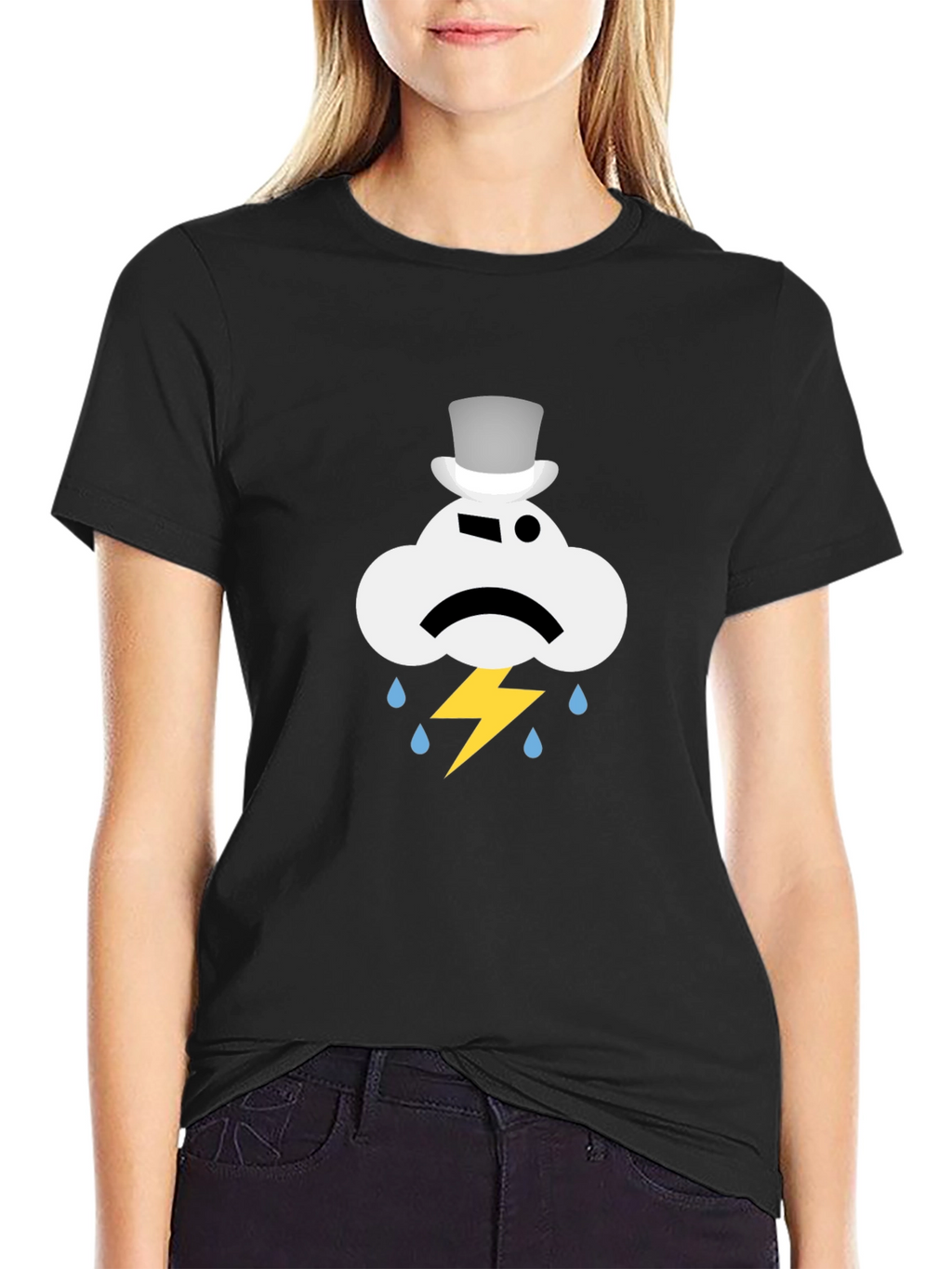 Funny Grumpy Cloud T-Shirt - Weather Humor Tee