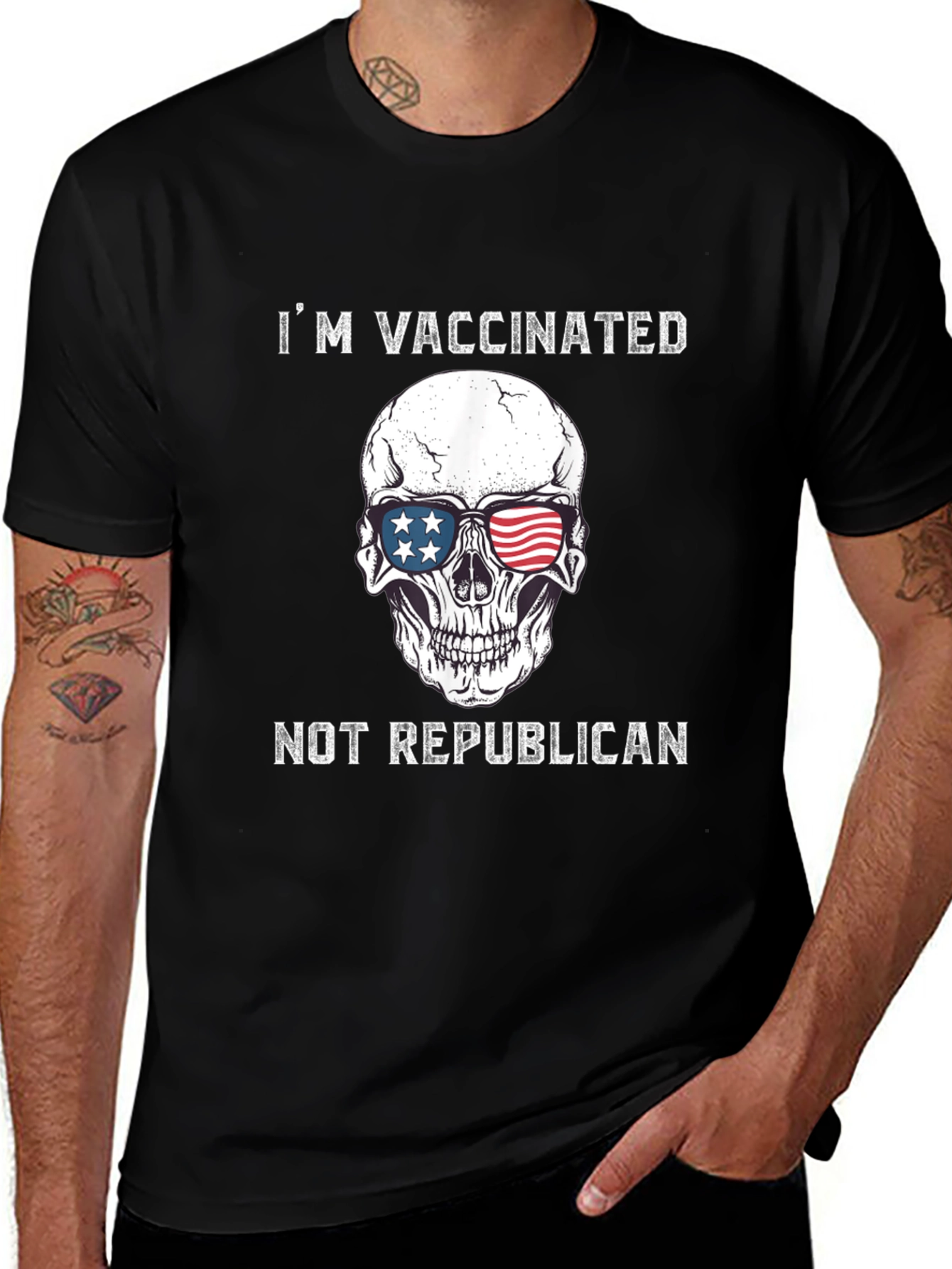 Vaccinated Not Republican T-Shirt