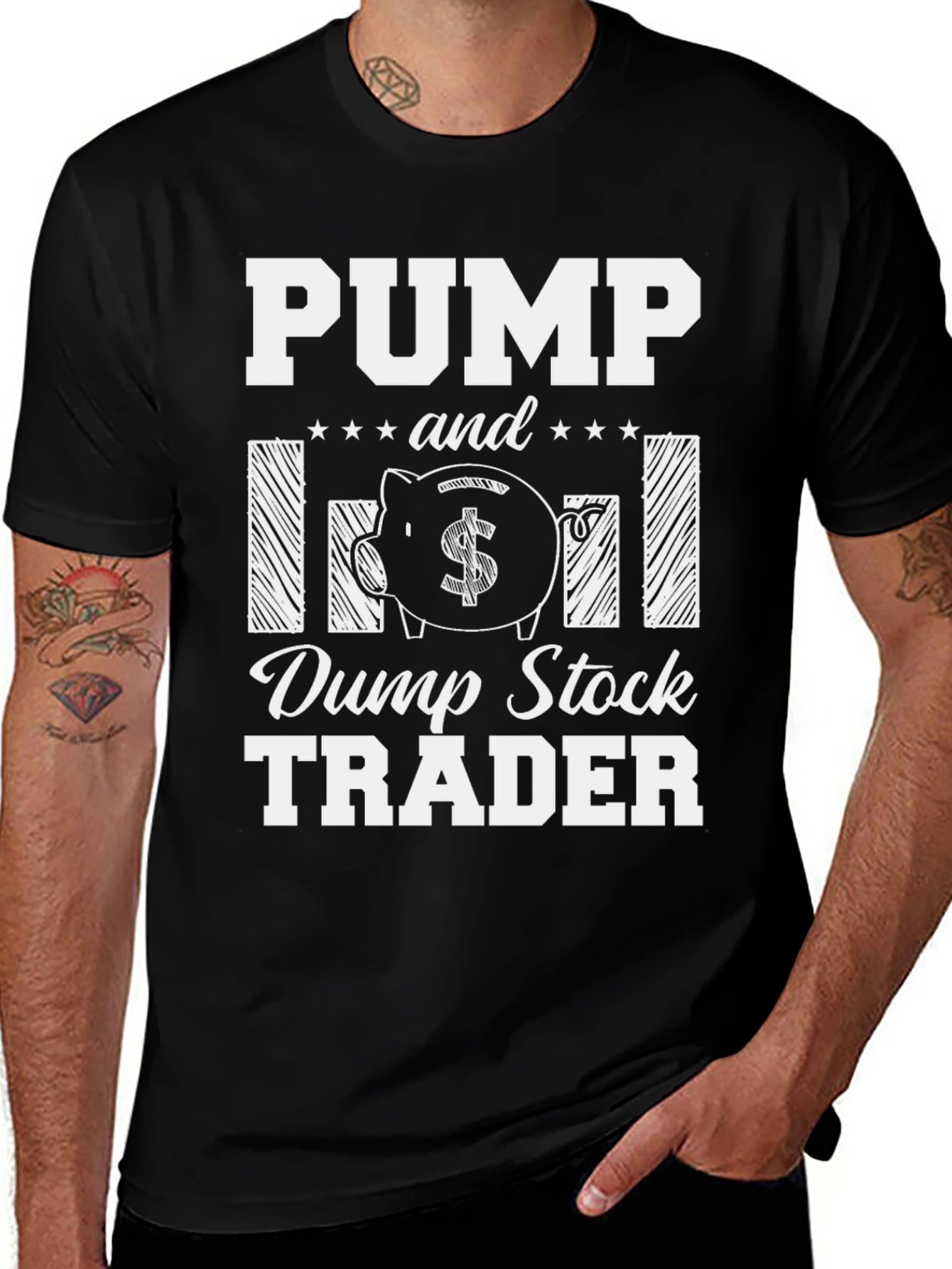 Pump and Dump Stock Trader Graphic T-Shirt