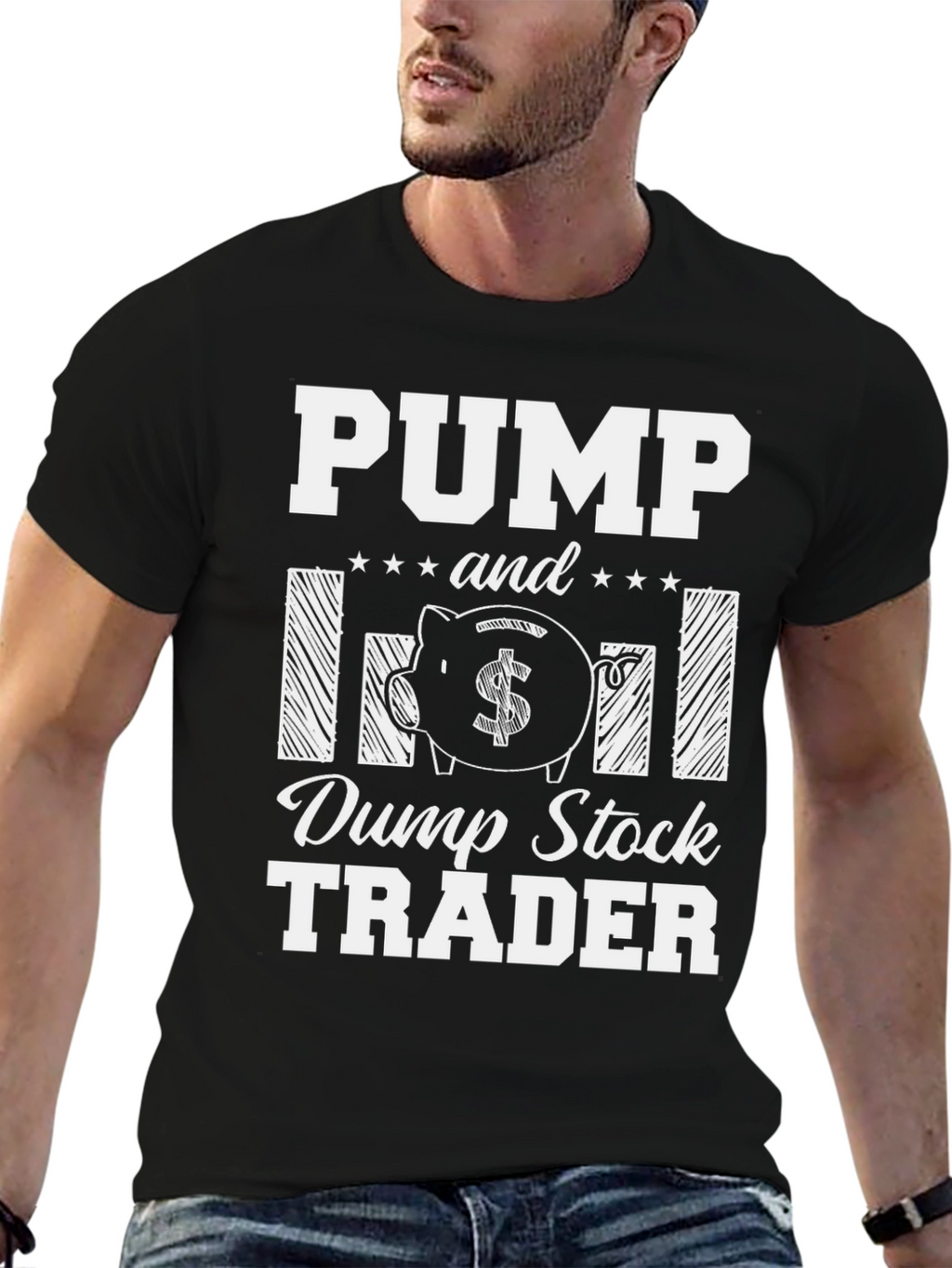 Pump and Dump Stock Trader Graphic T-Shirt