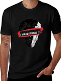 I Said What?! Graphic Print Black T-Shirt
