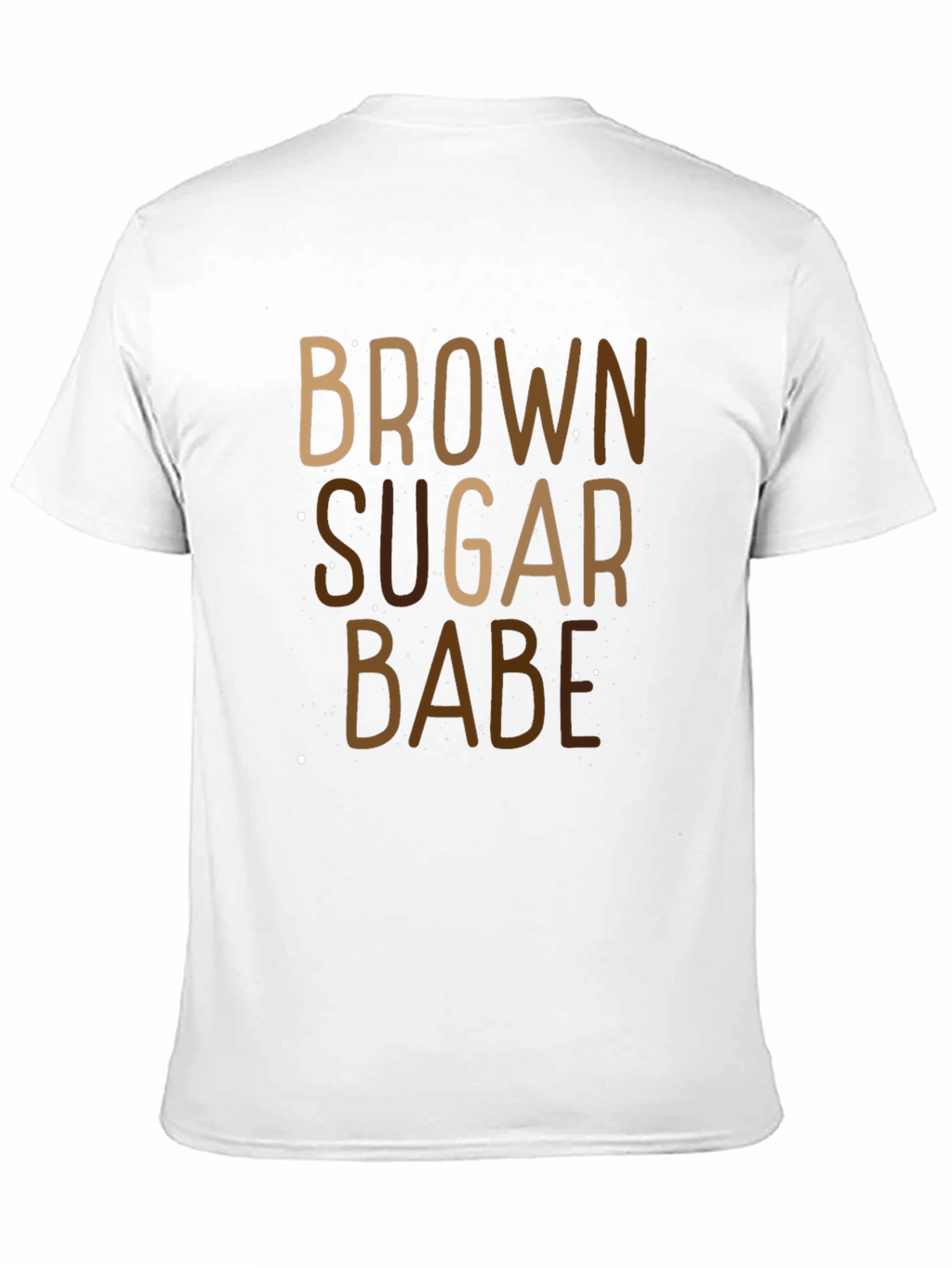 Brown Sugar Babe Black Graphic Tee