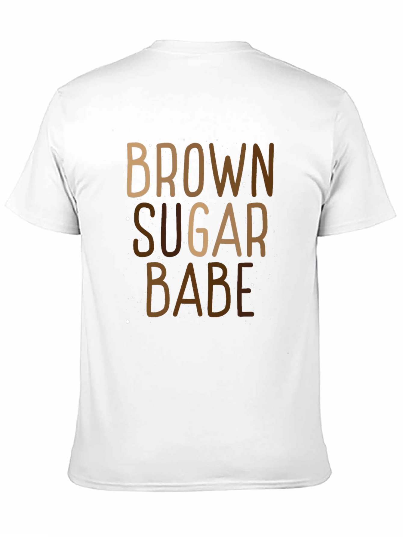 Brown Sugar Babe Black Graphic Tee