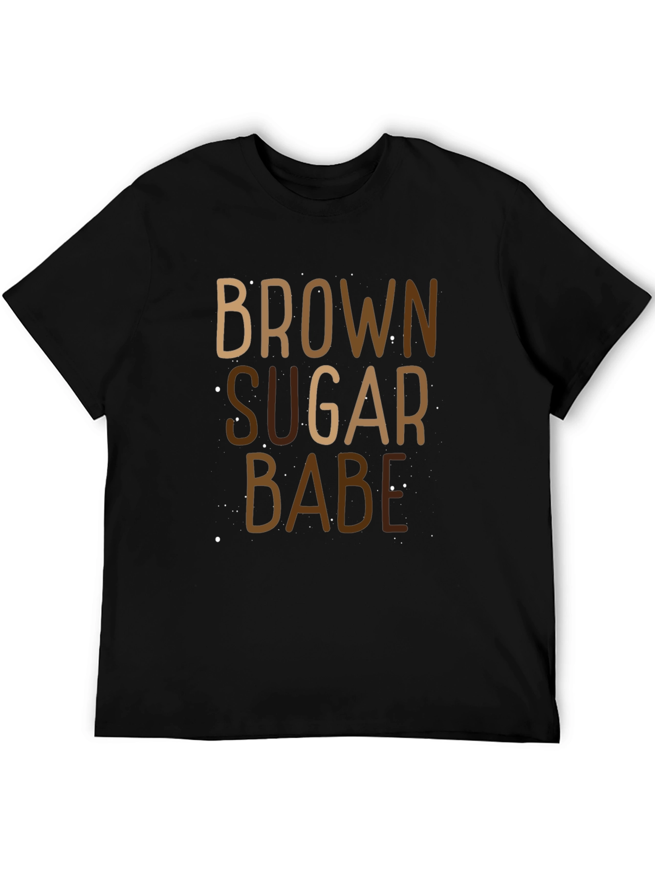 Brown Sugar Babe Black Graphic Tee