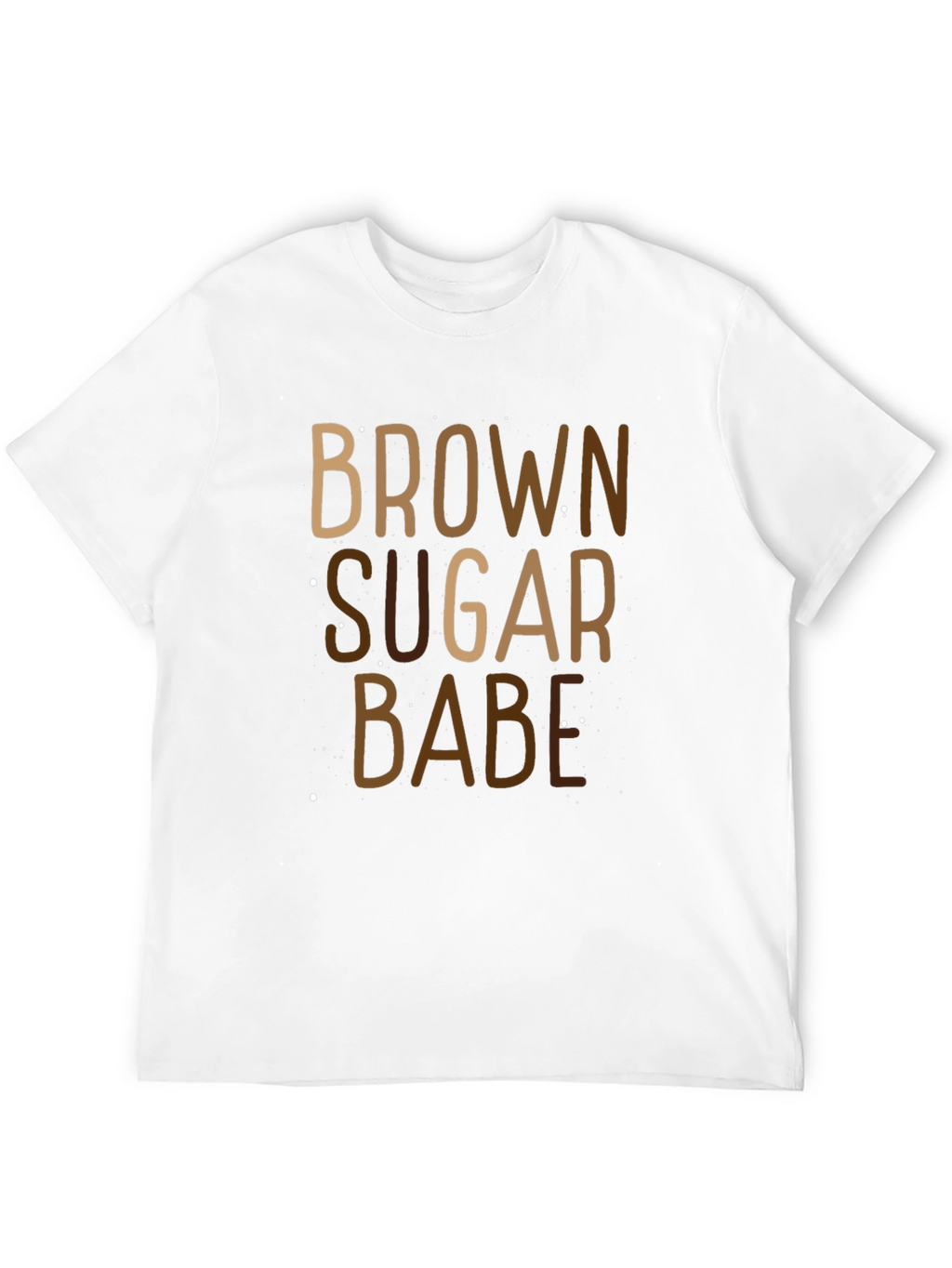 Brown Sugar Babe Black Graphic Tee