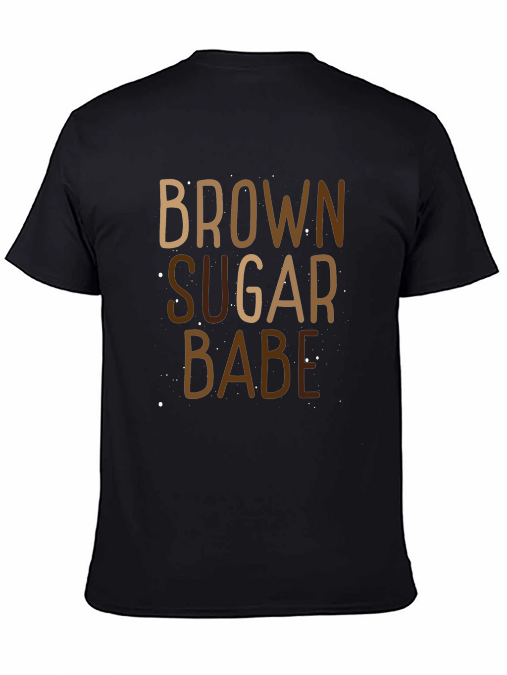 Brown Sugar Babe Black Graphic Tee