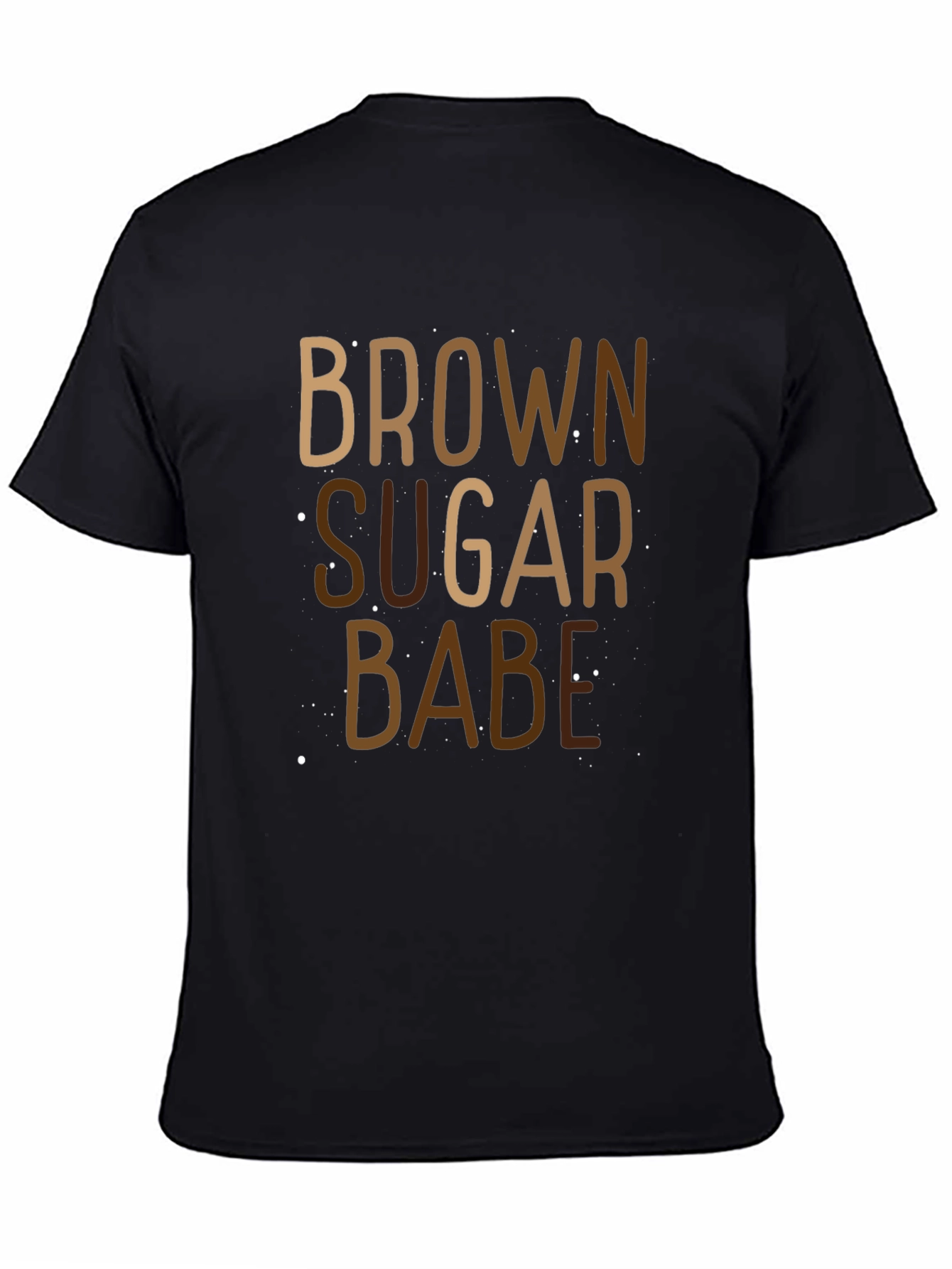 Brown Sugar Babe Black Graphic Tee